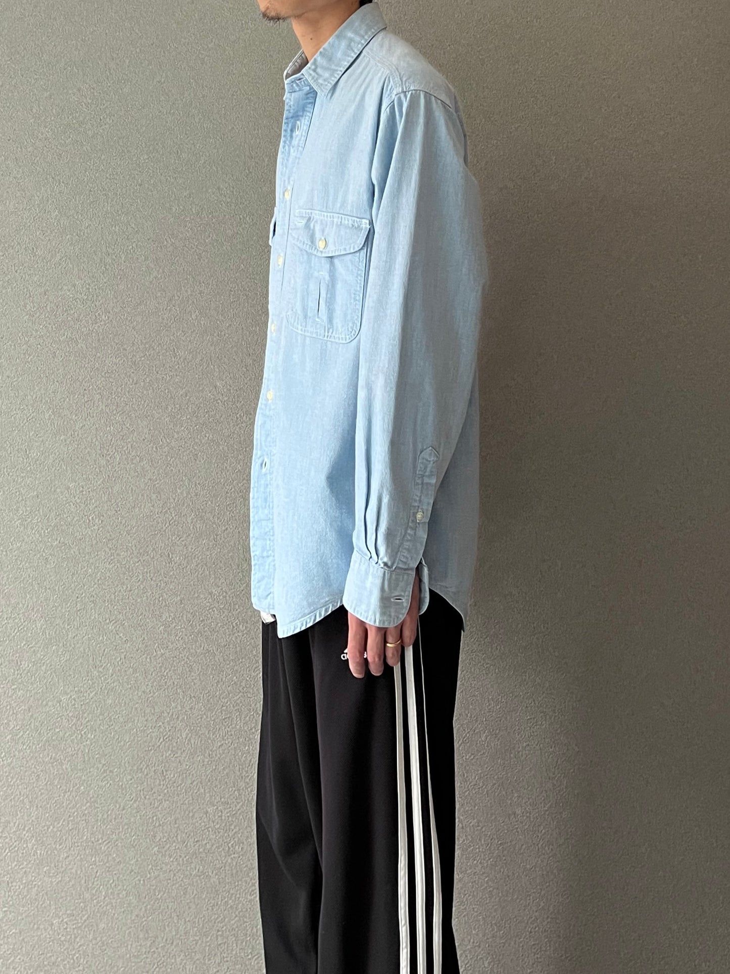 80's Eddie Bauer chambray shirt