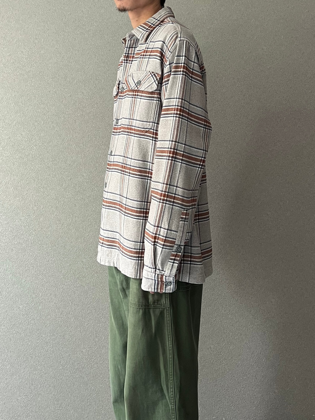 00's patagonia flannel shirt