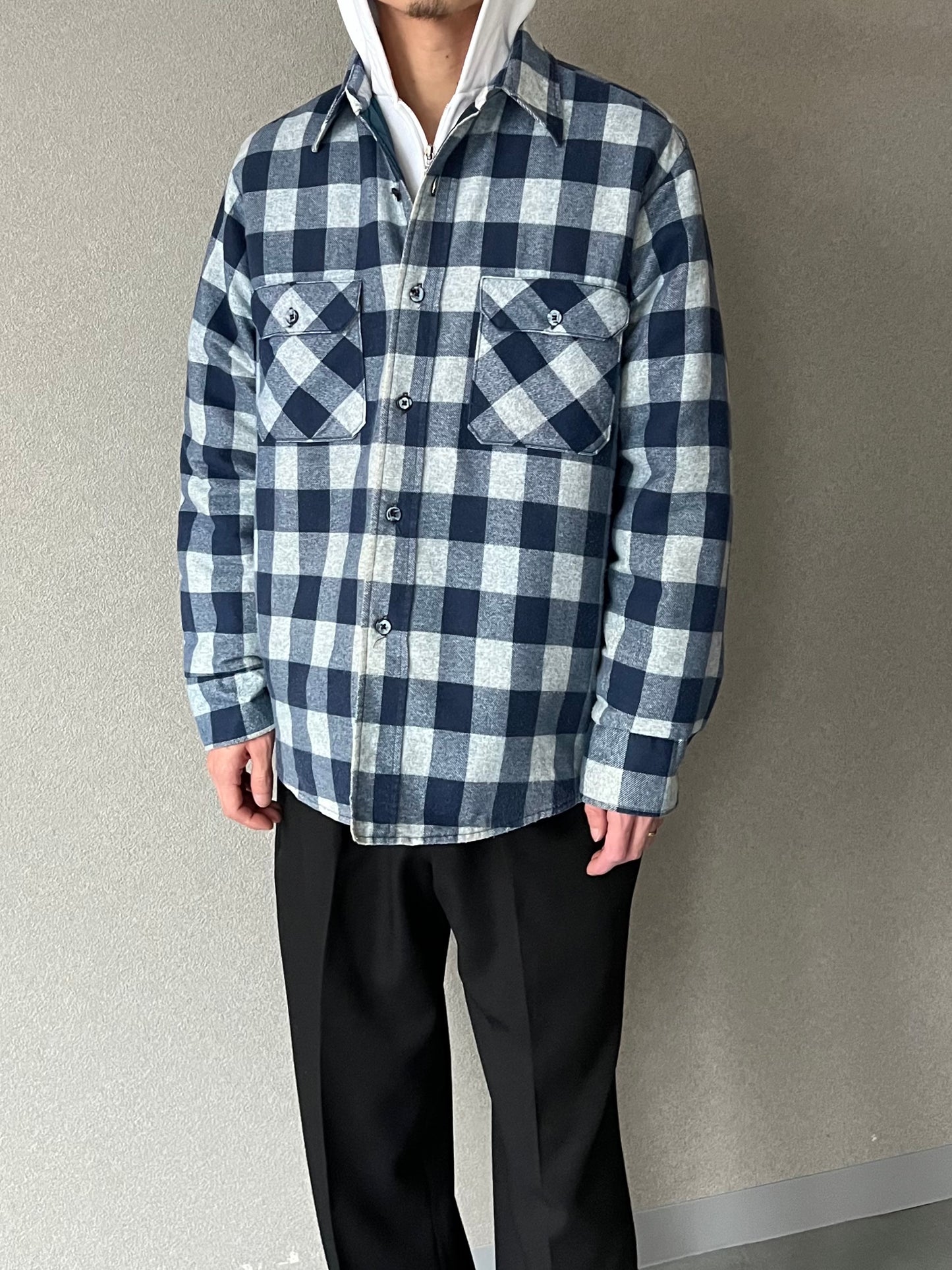 80's Field Master quilting flannel shirt “Made in USA”