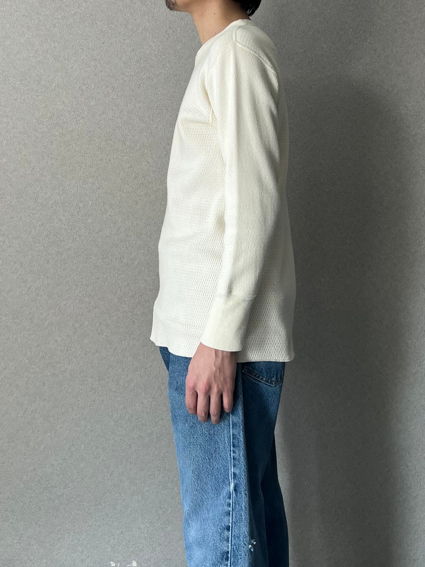 60's WALDORF L/S thermal shirt “Made in USA”