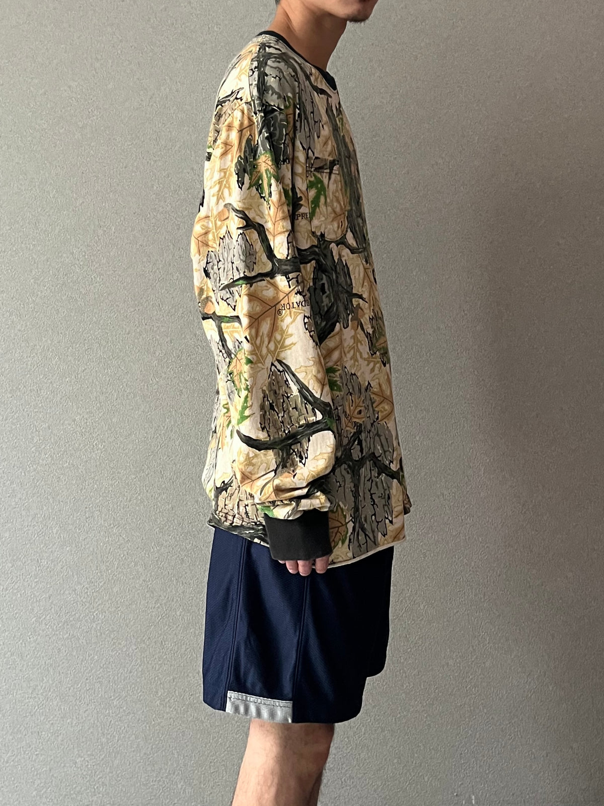 90's PREDATOR CAMOUFLAGE L/S t-shirt “Made in USA”