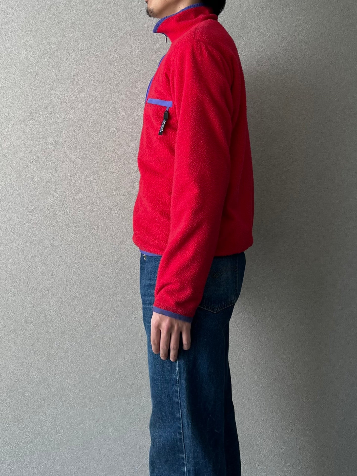 90's patagonia fleece pullover “Made in USA”