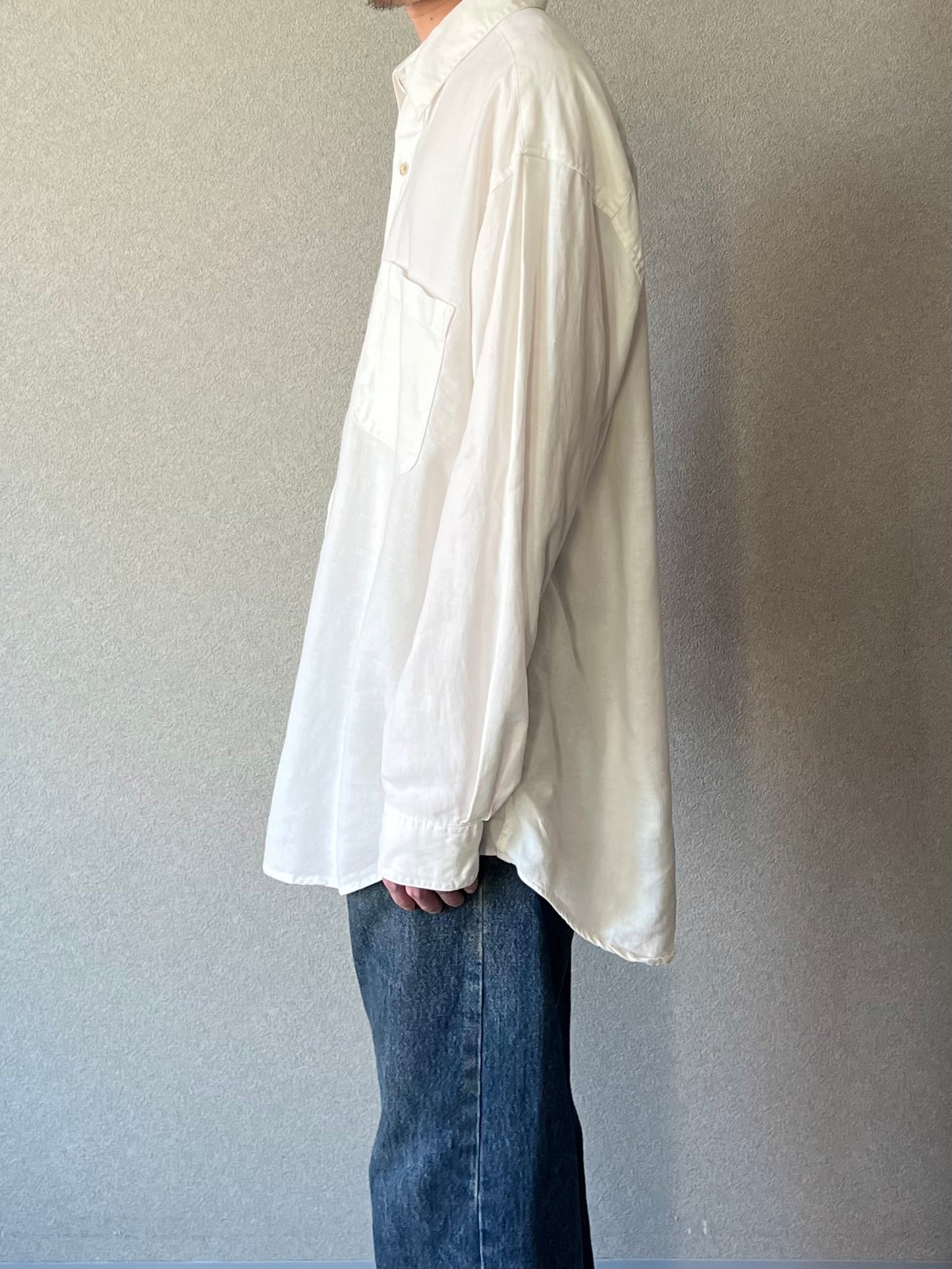 90's PERRY ELLIS linen shirt