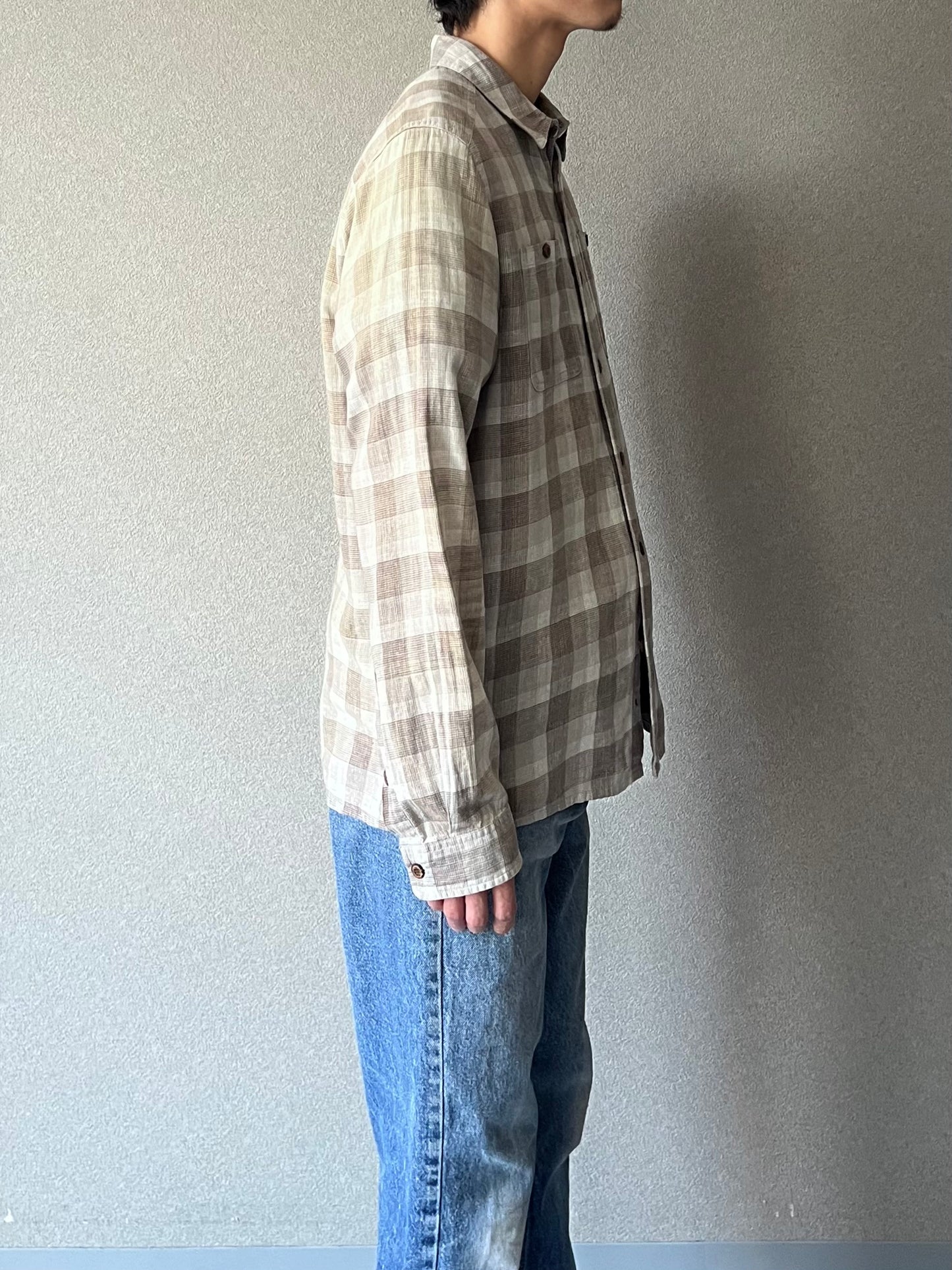 00's patagonia hemp shirt