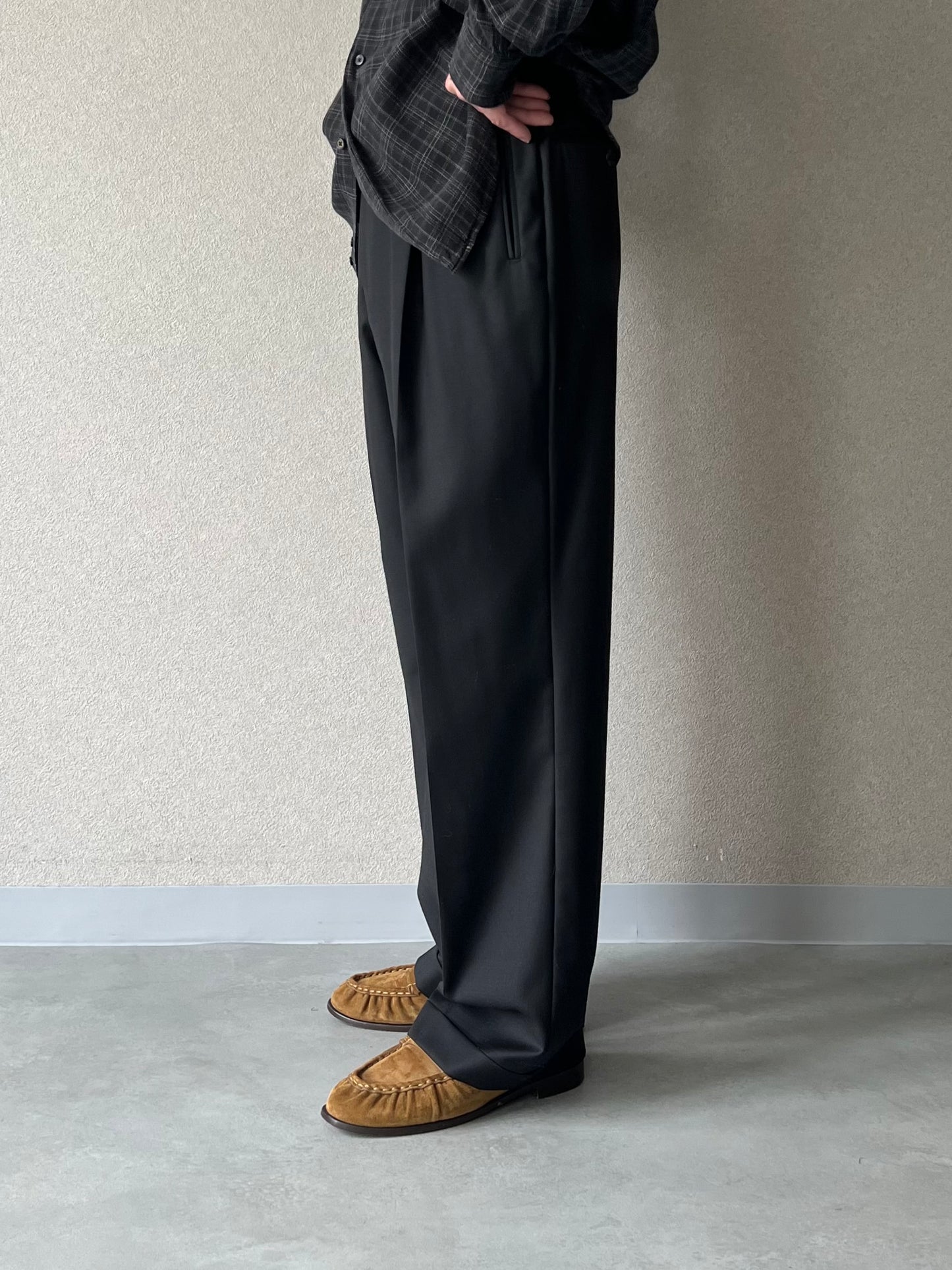 90's ENZO TOVARE wool slacks “Made in ITALY”