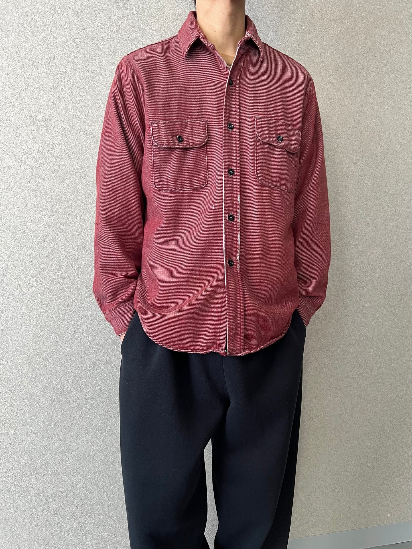 80's FIVE BROTERS flannel shirt "Made in USA"