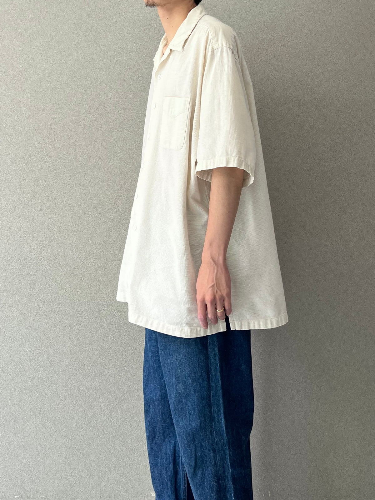 80's〜 Polo Ralph Lauren open collar shirt