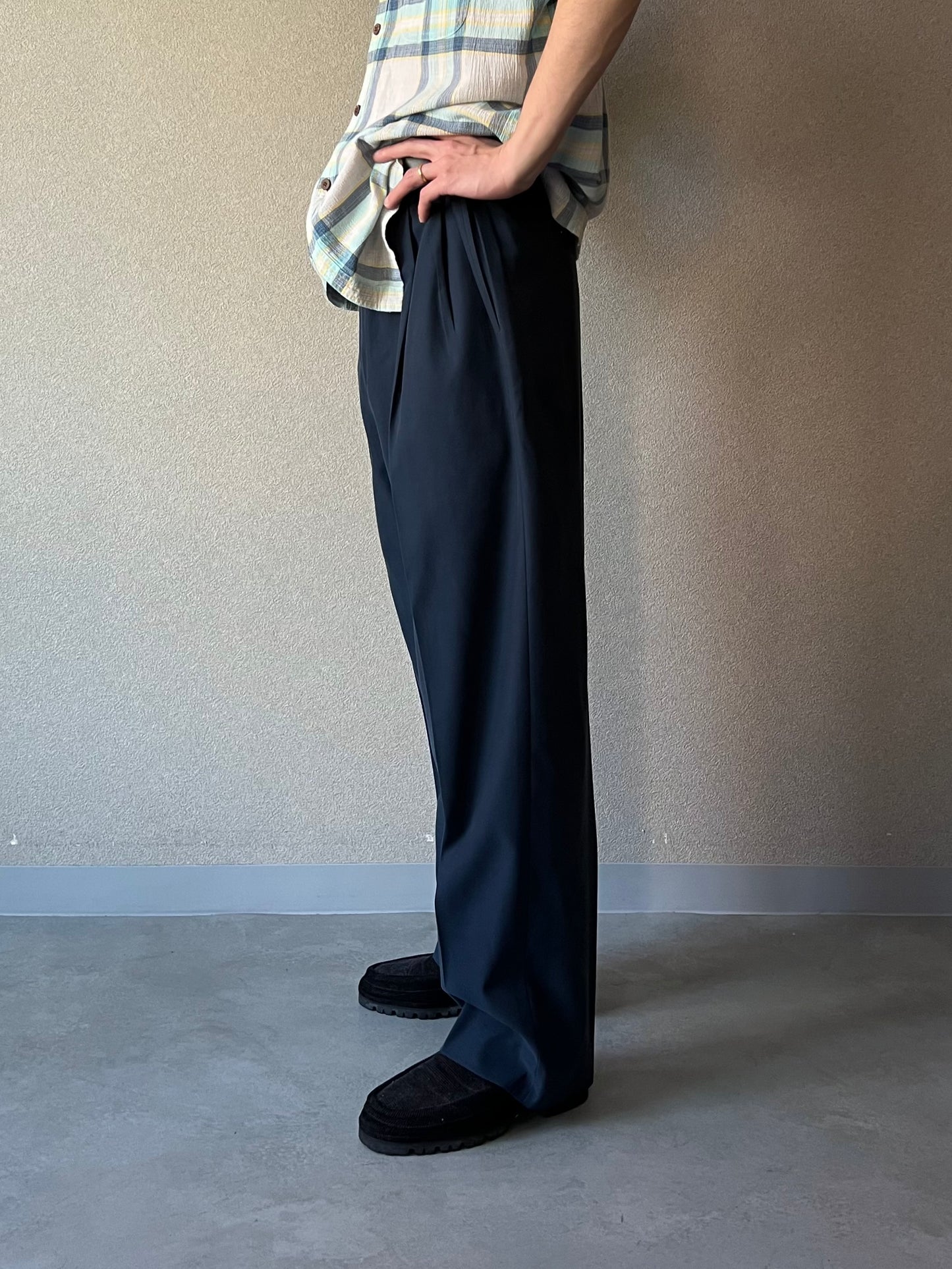 00's Brooks Brothers silk × cotton slacks