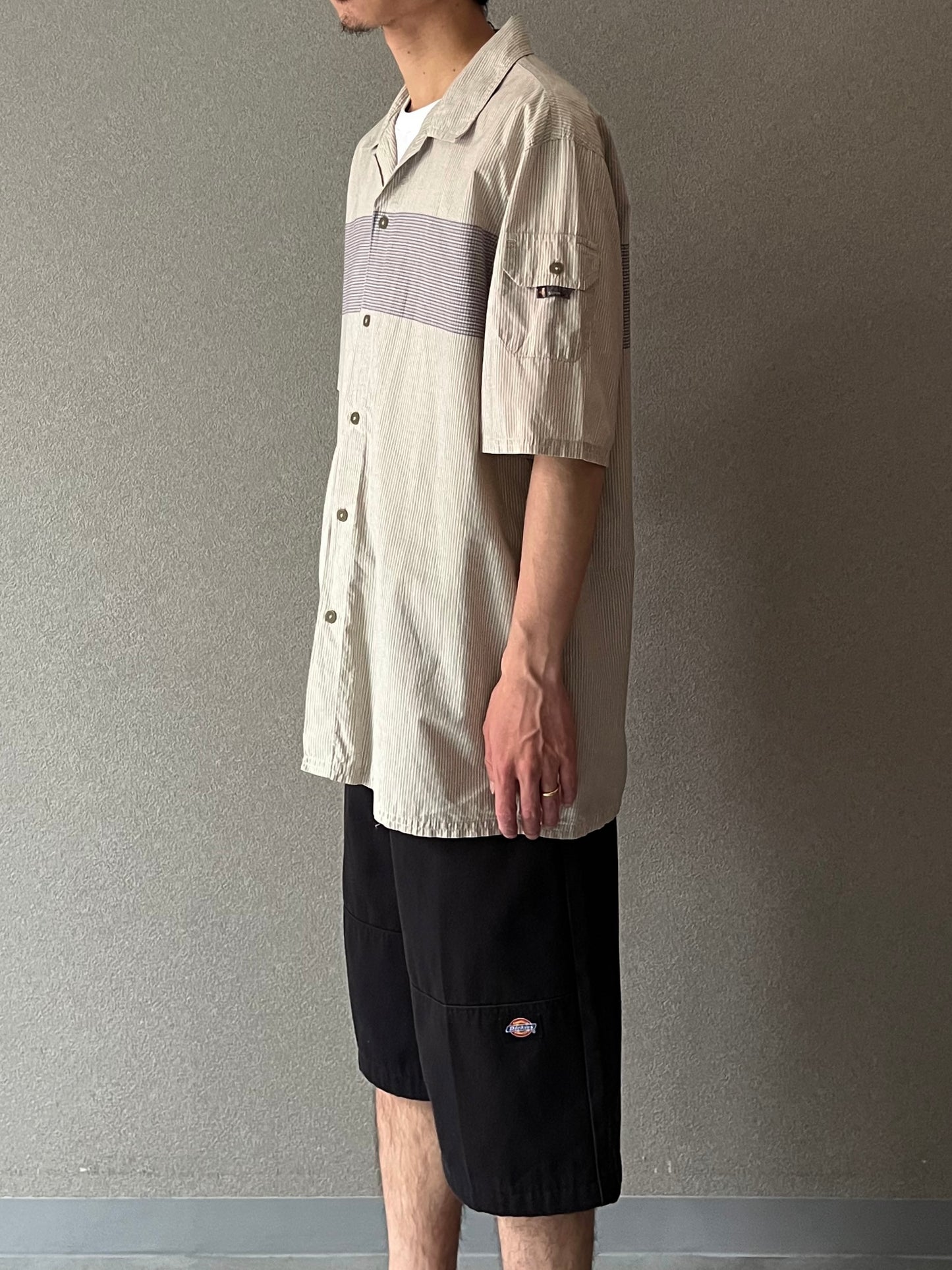 00's Levi's silverTab open collar shirt