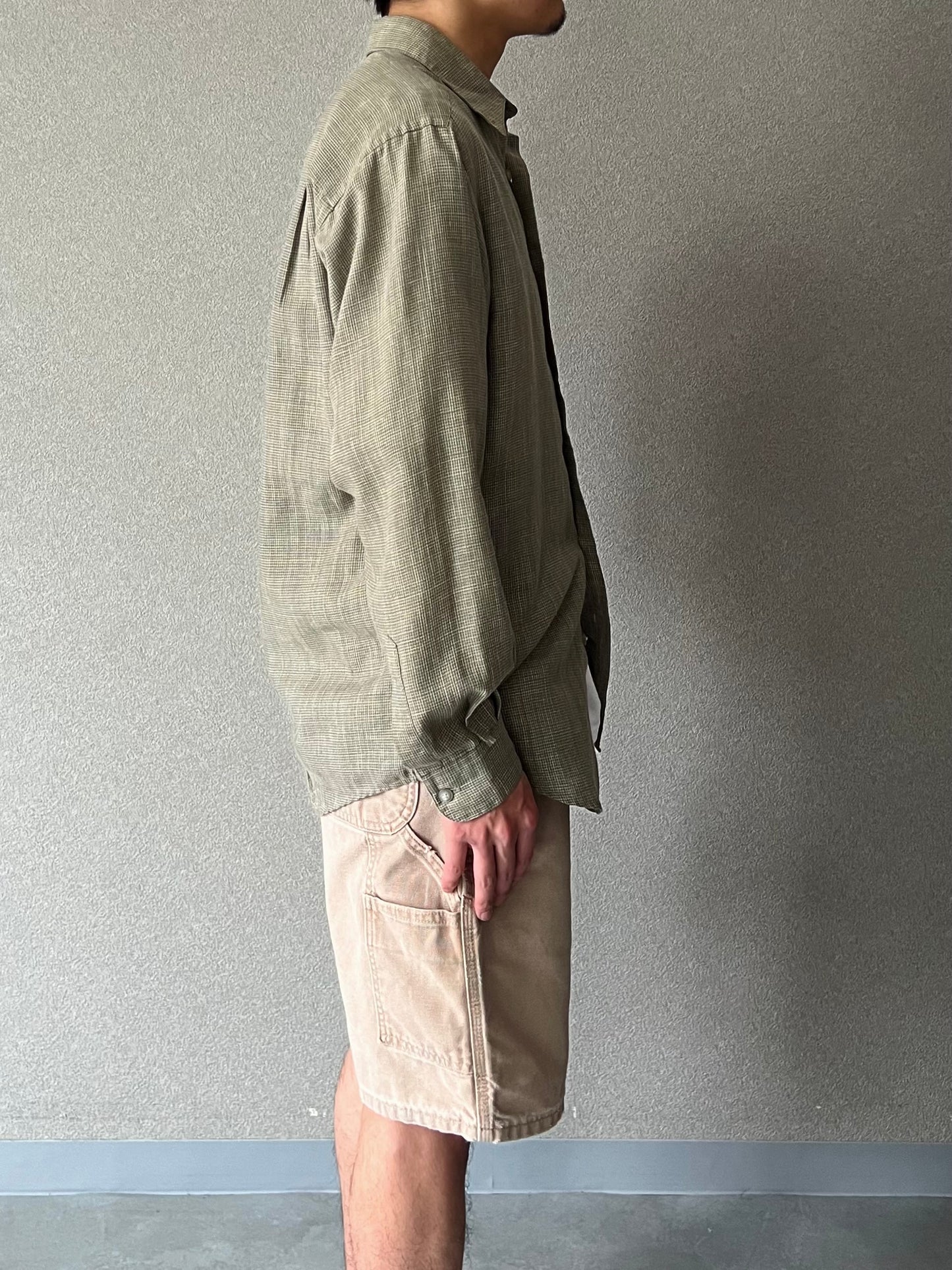 00's claiborne linen shirt