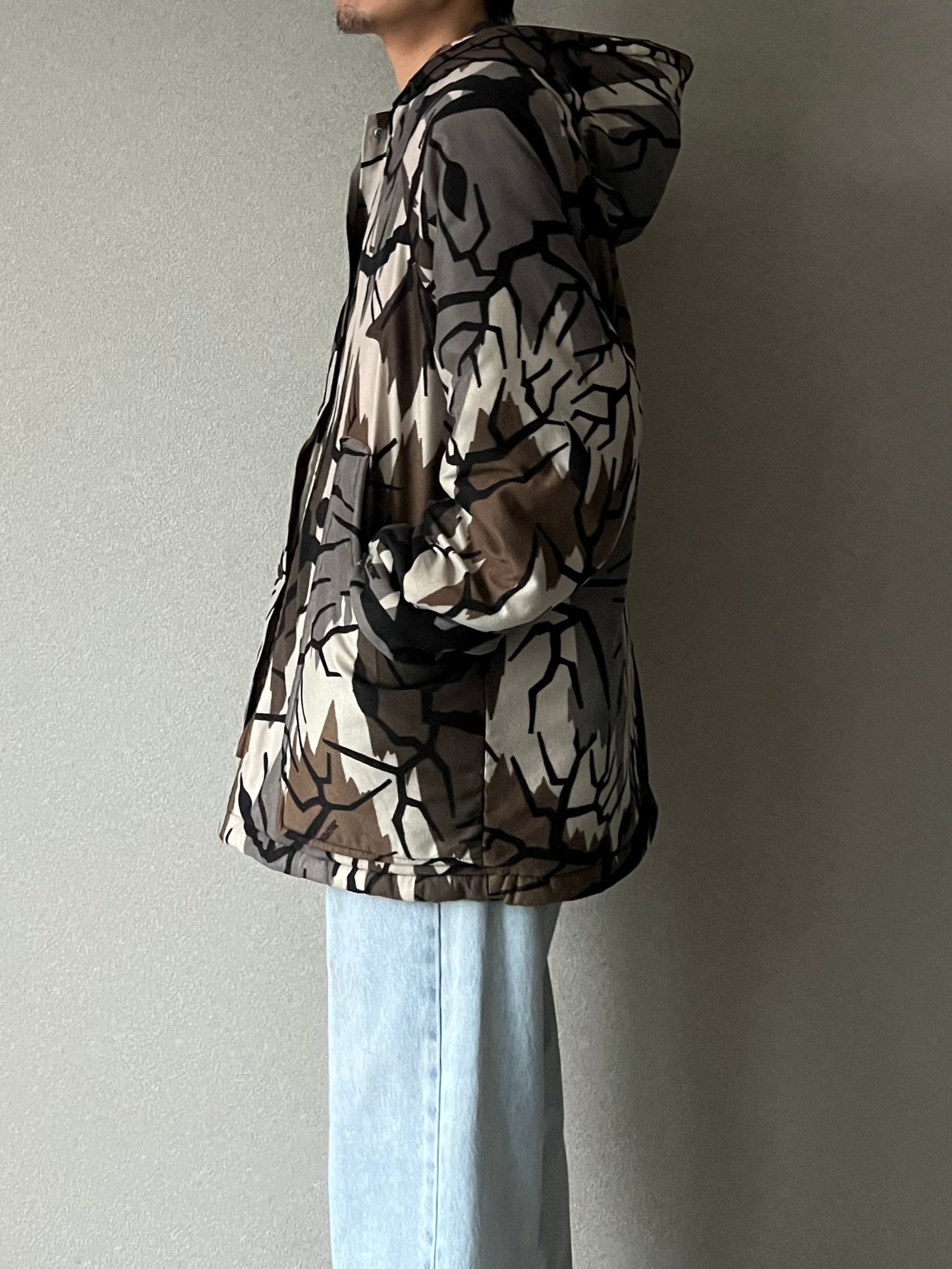 80's PREDATOR CAMOUFLAGE insulation jacket “Made in USA”