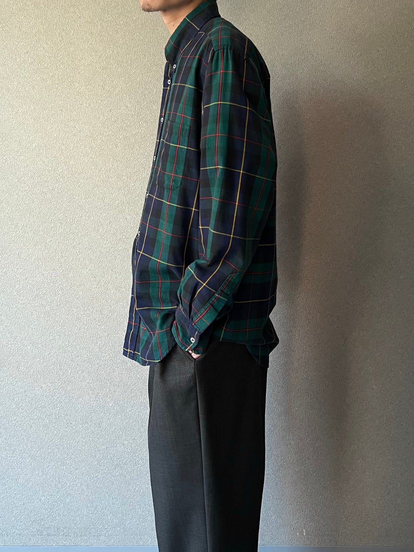80's Brooks Brothers flannel shirt "Made in USA"