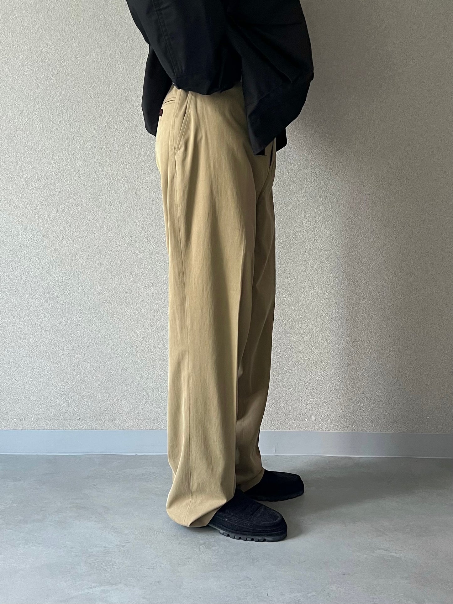 90's Polo Ralph Lauren silk × cotton slacks