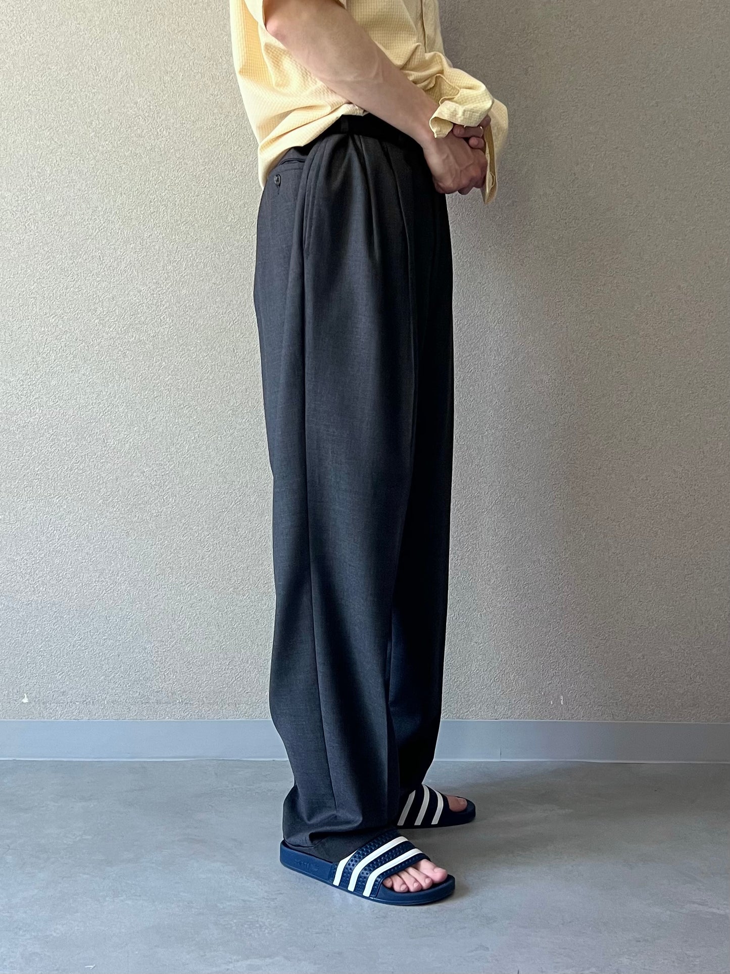 90's LAUREN RALPH LAUREN wool × cashmere slacks “Made in CANADA”