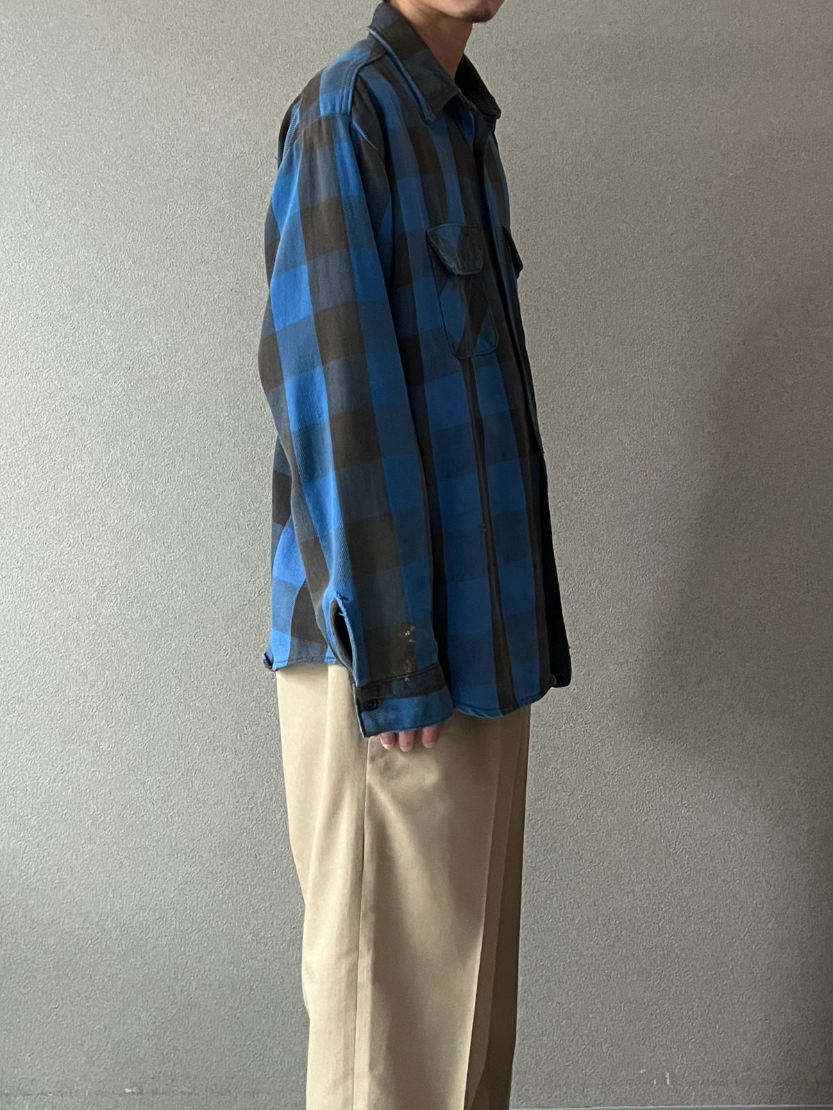 80's FIVE BROTHER flannel shirt “Made in USA”
