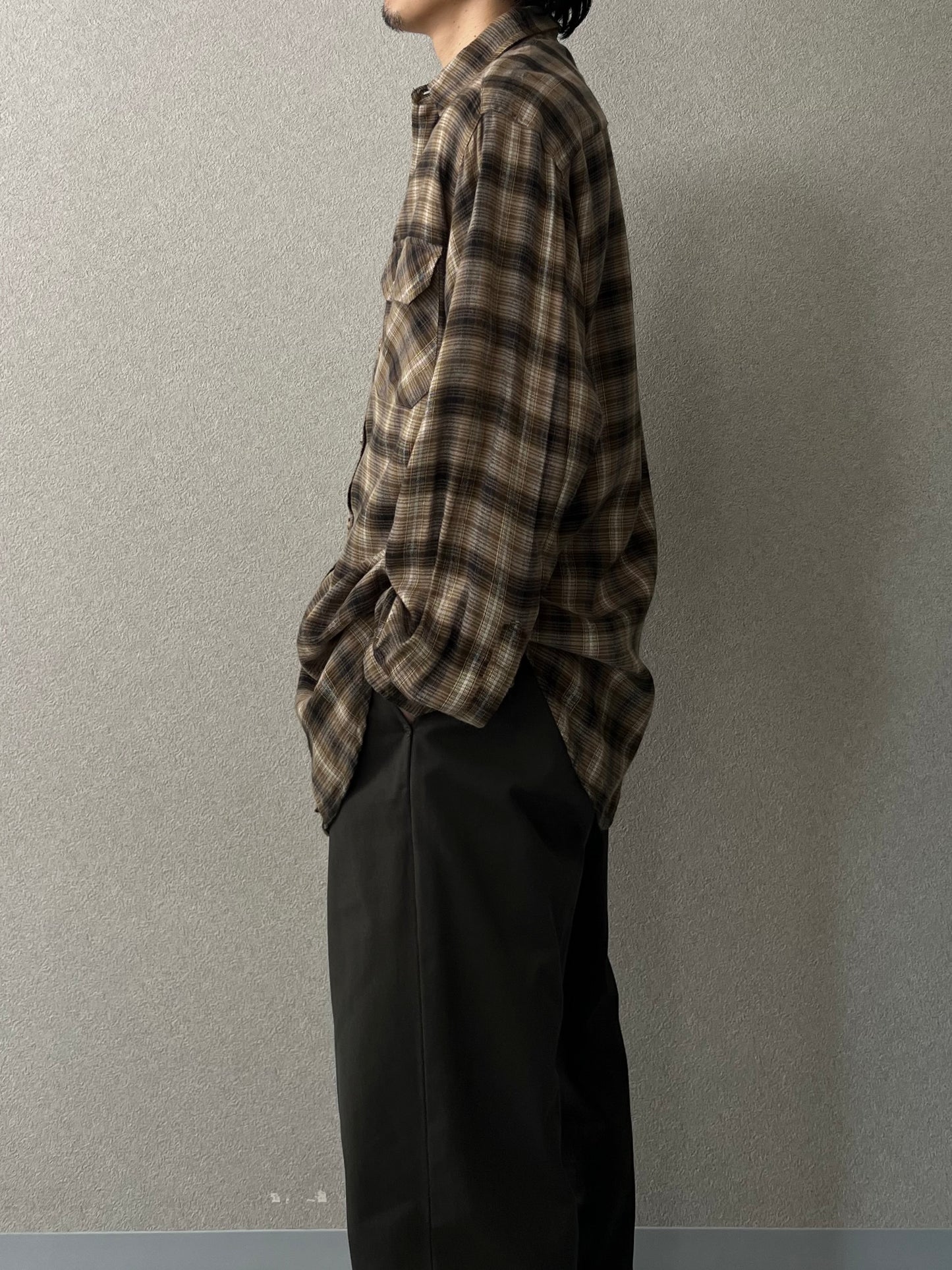 80's NORTHWEST TERRITORY acrylic flannel shirt
