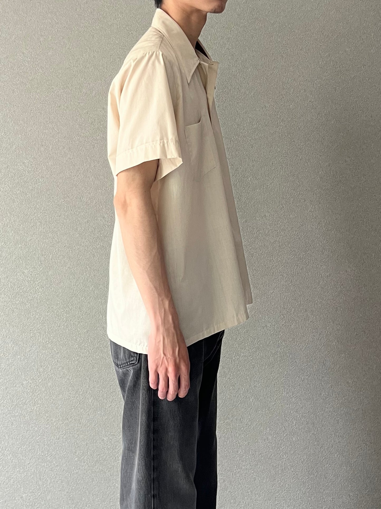 70's〜 HABAND S/S open collar shirt
