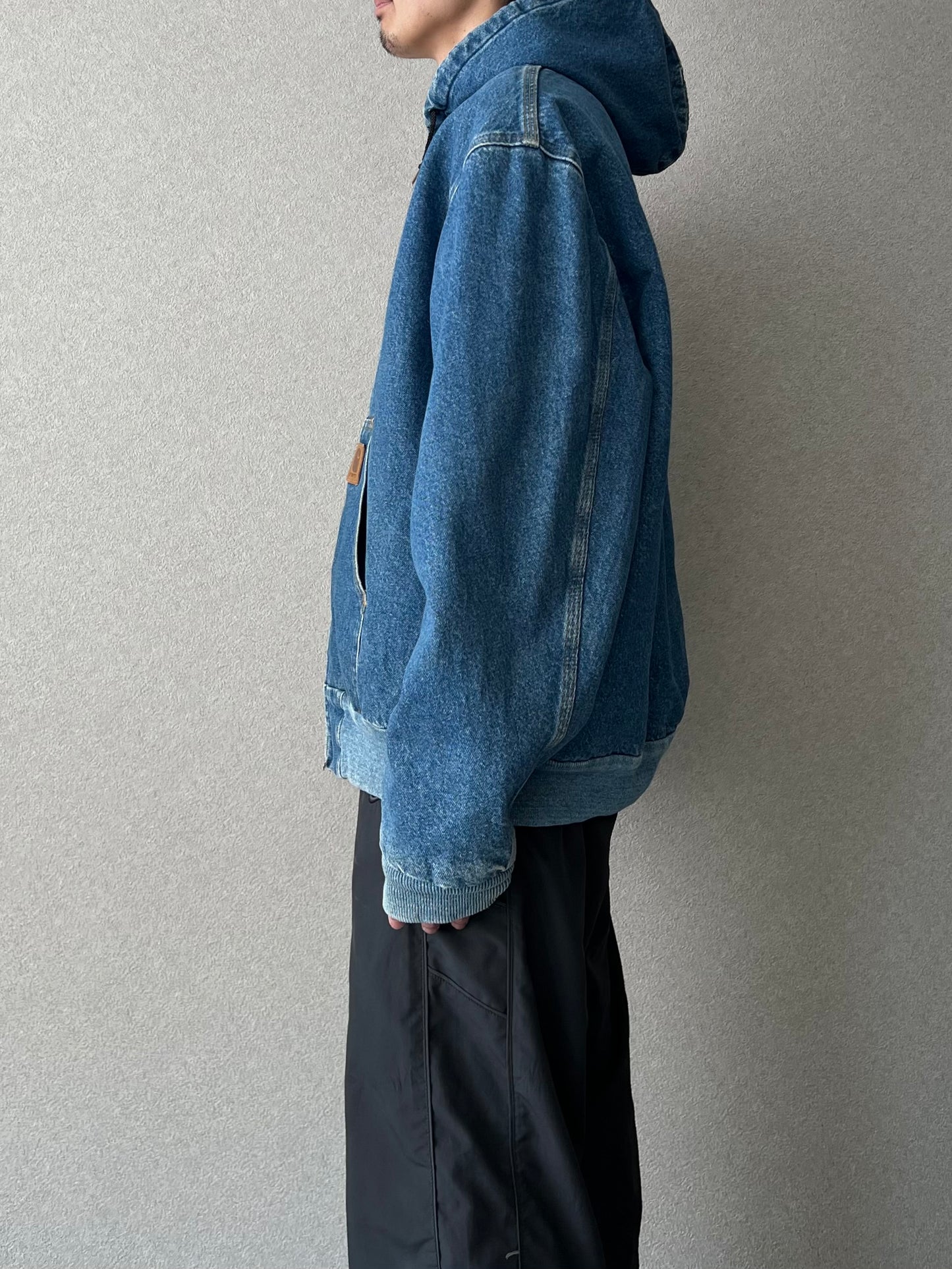 90's carhatt denim work jacket