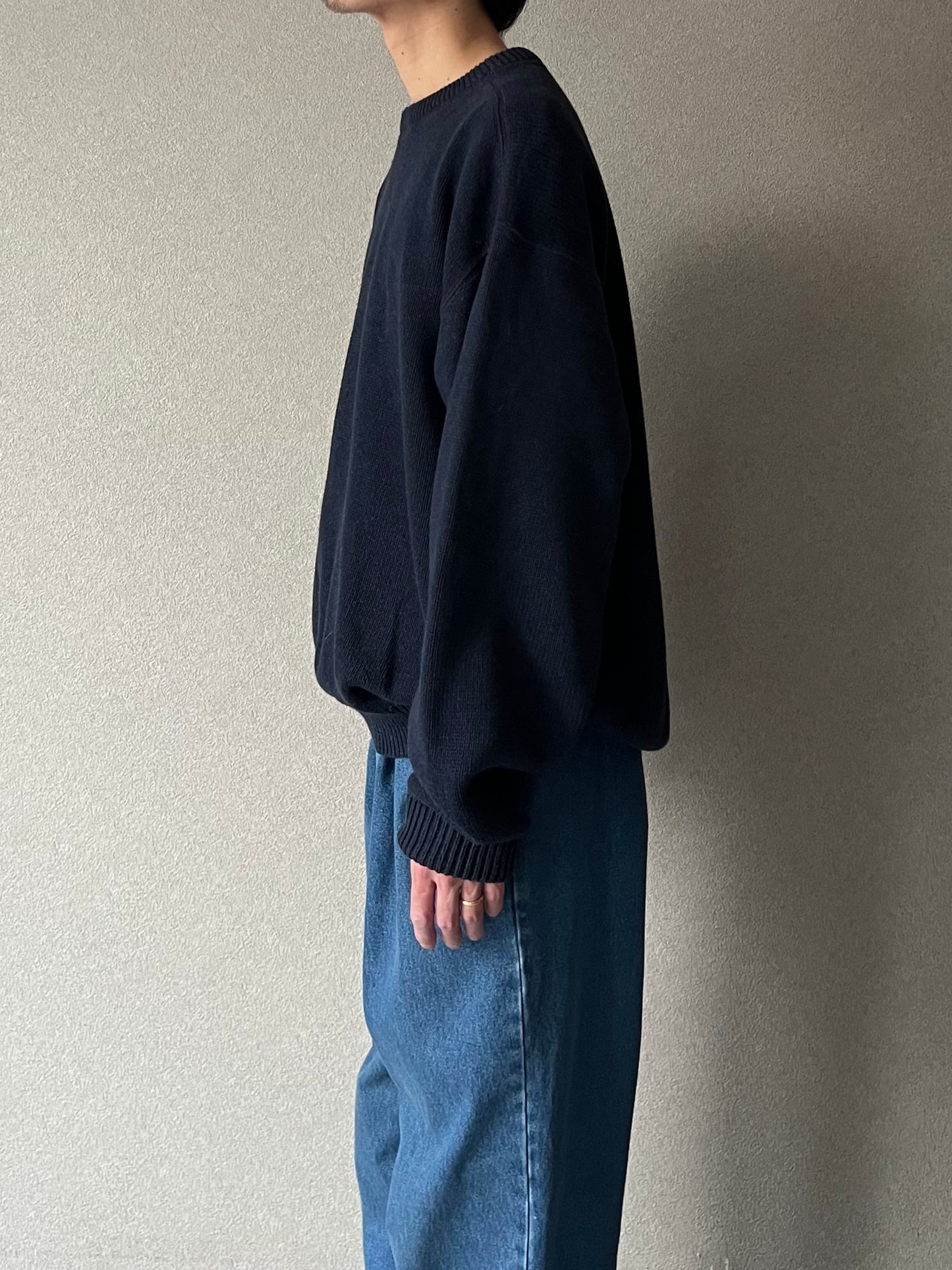 00's croft & barrow cotton knit sweater