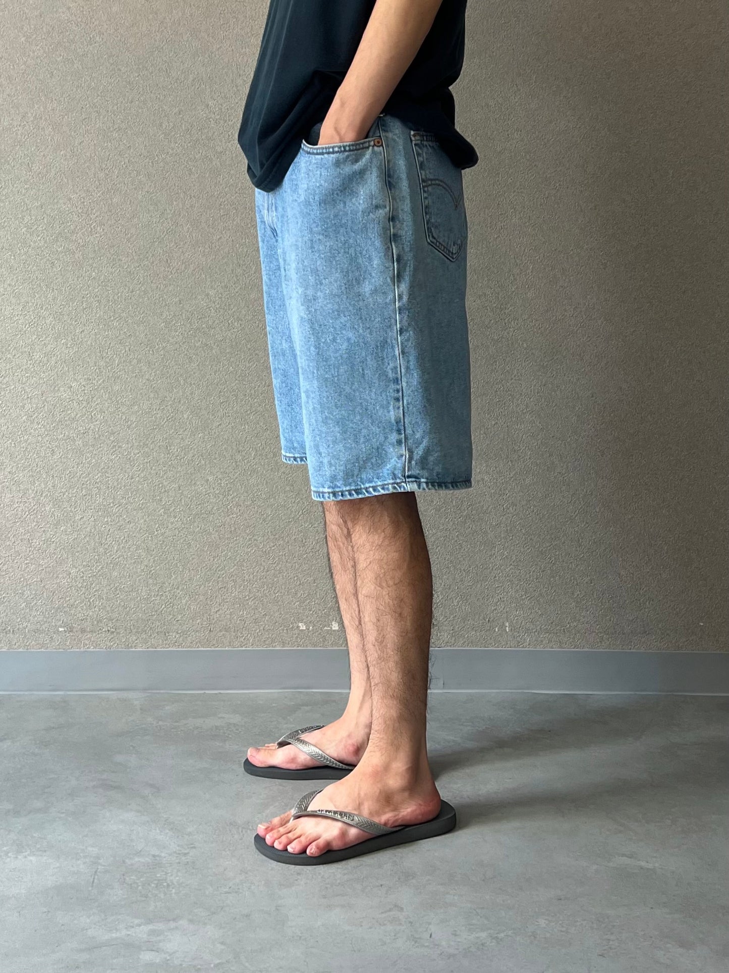 90's Levi' 560 denim shorts "Made in USA"