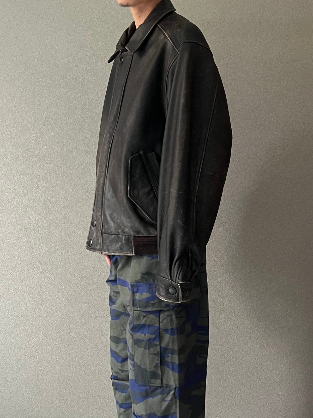 00's Eddie Bauer leather jacket