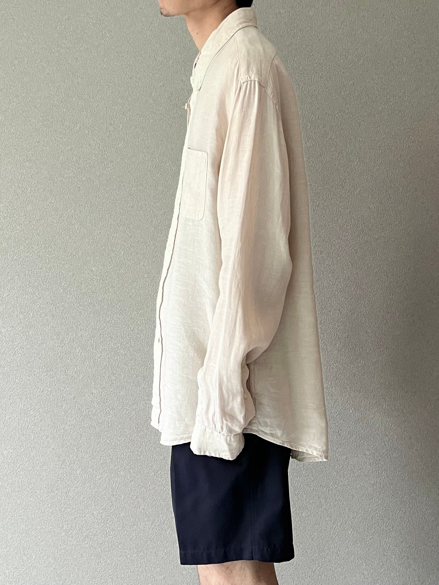 00's Brooks Brothers linen BD shirt