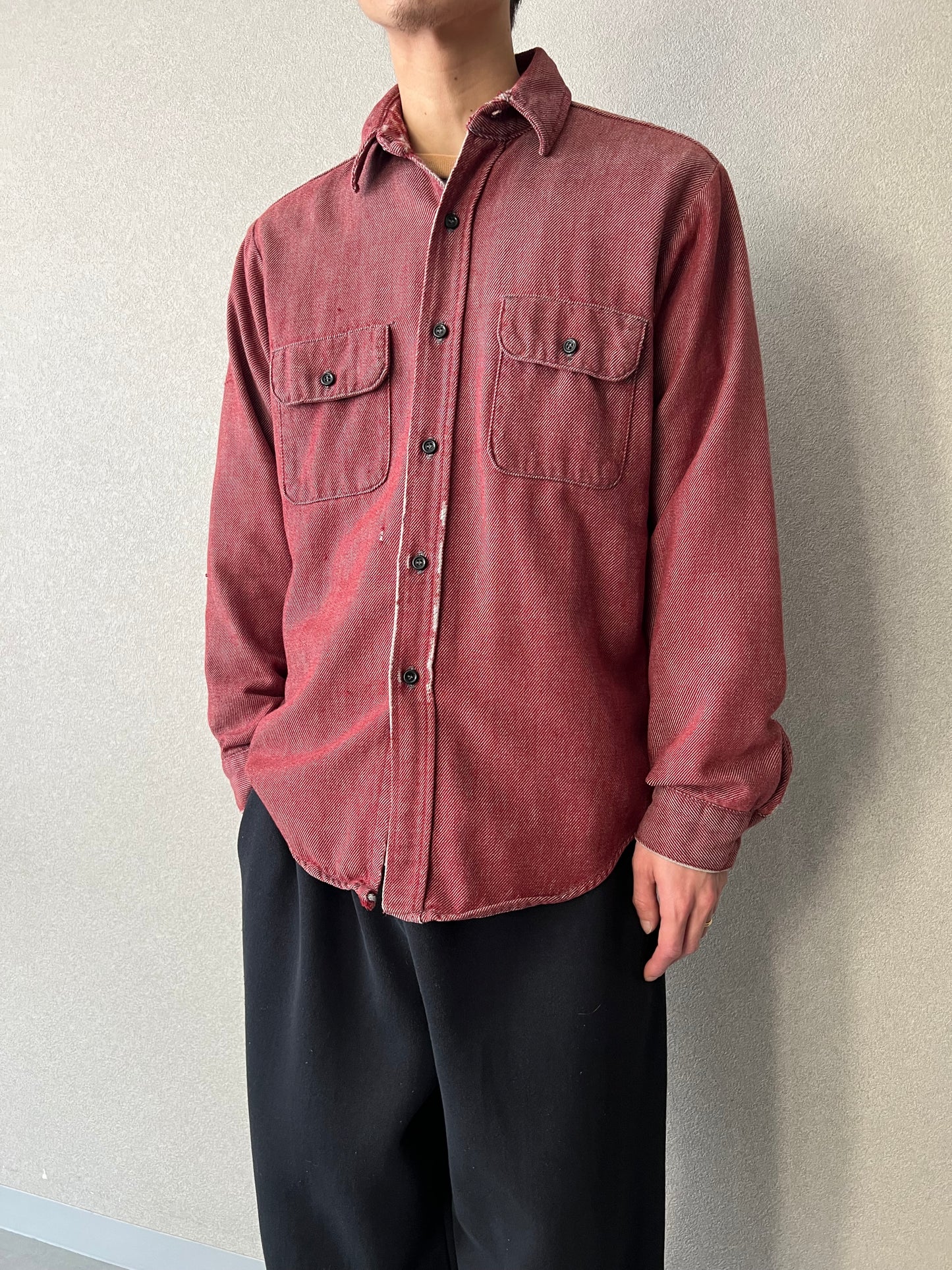 80's FIVE BROTERS flannel shirt "Made in USA"