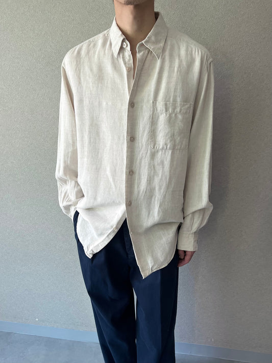 00's claiborne linen shirt