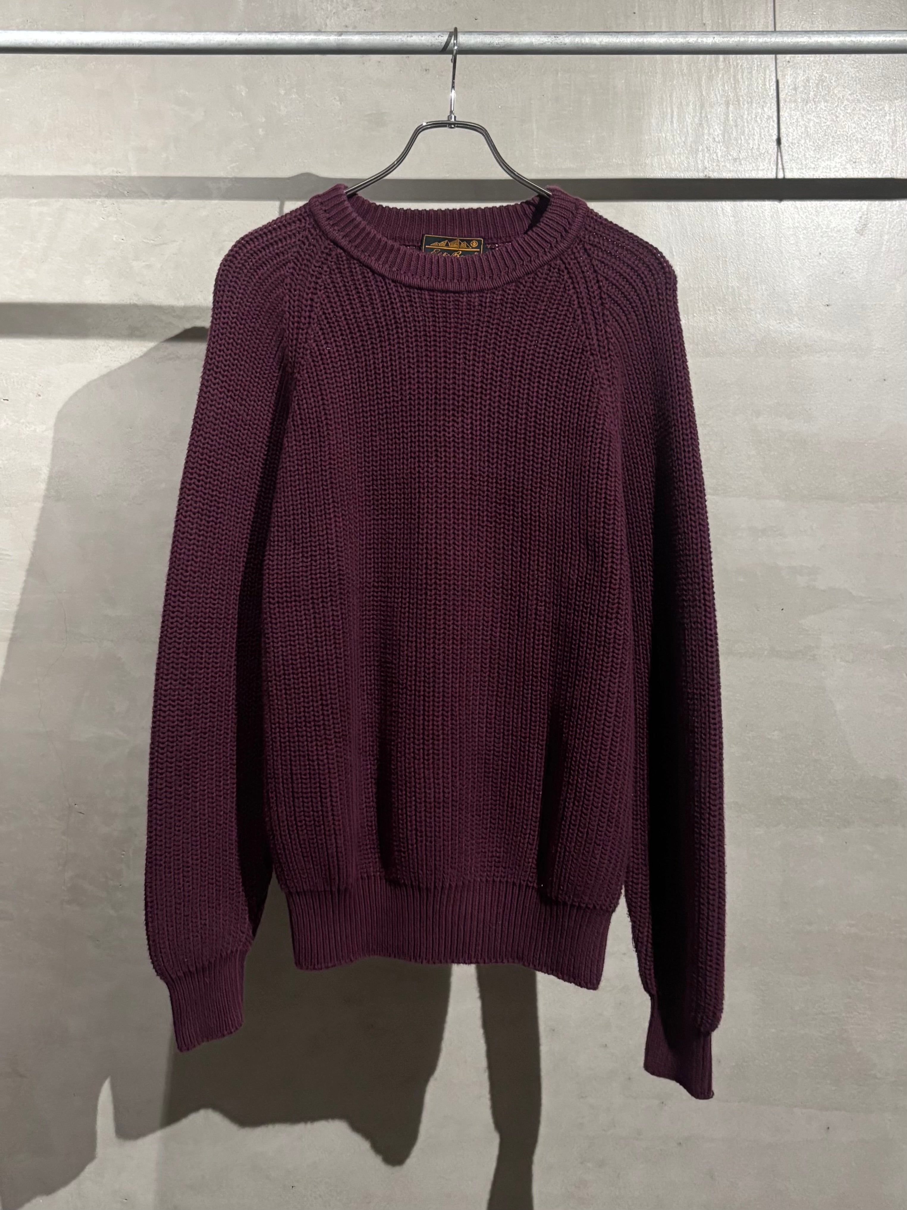 トップス 80's eddie bauer cotton knit 80's Eddie Bauer cotton knit sweater – day by day