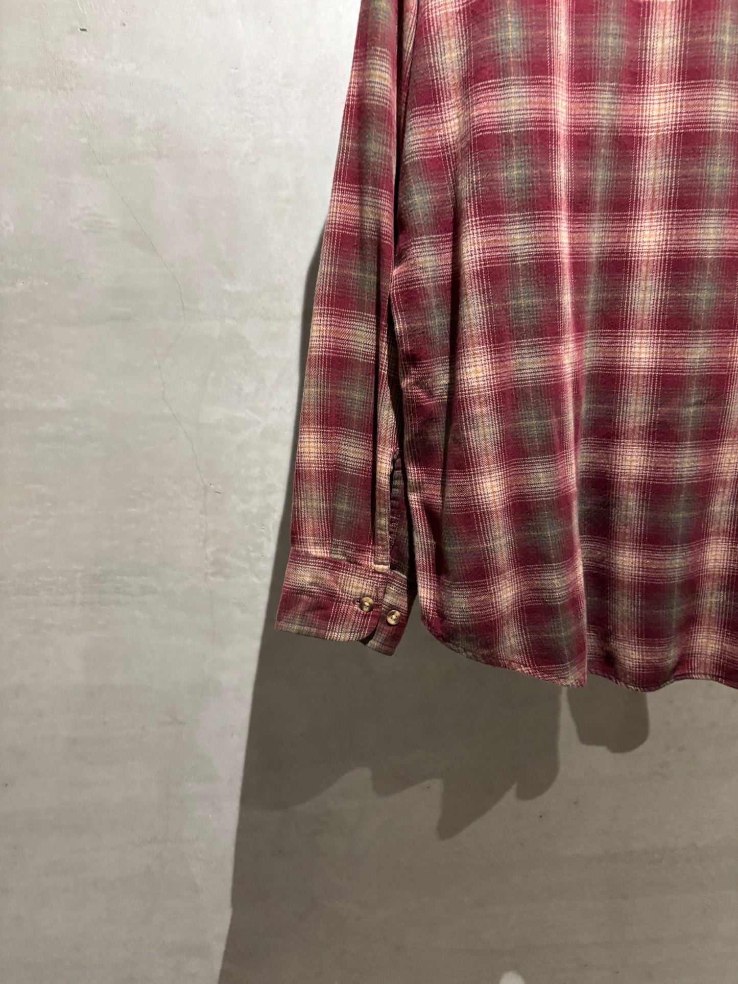 00's JOHN ASHFORD flannel shirt
