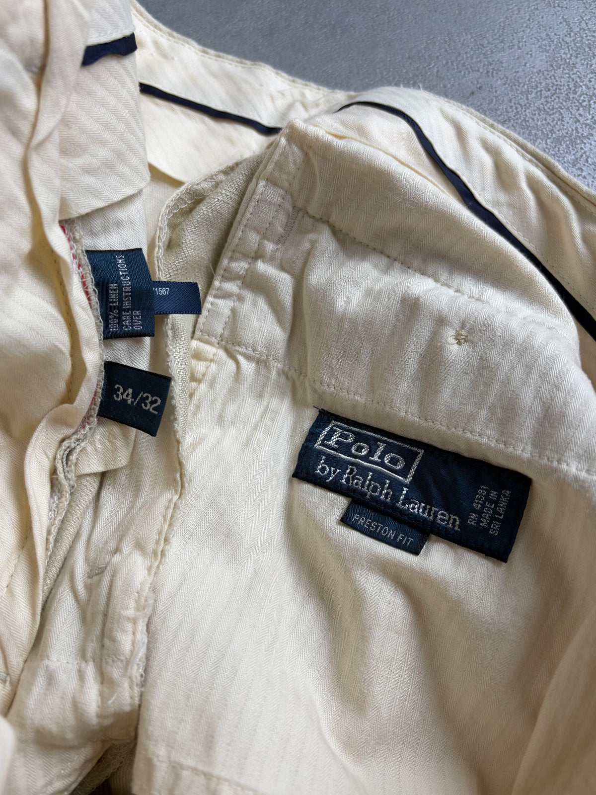 00's Polo Ralph Lauren linen slacks