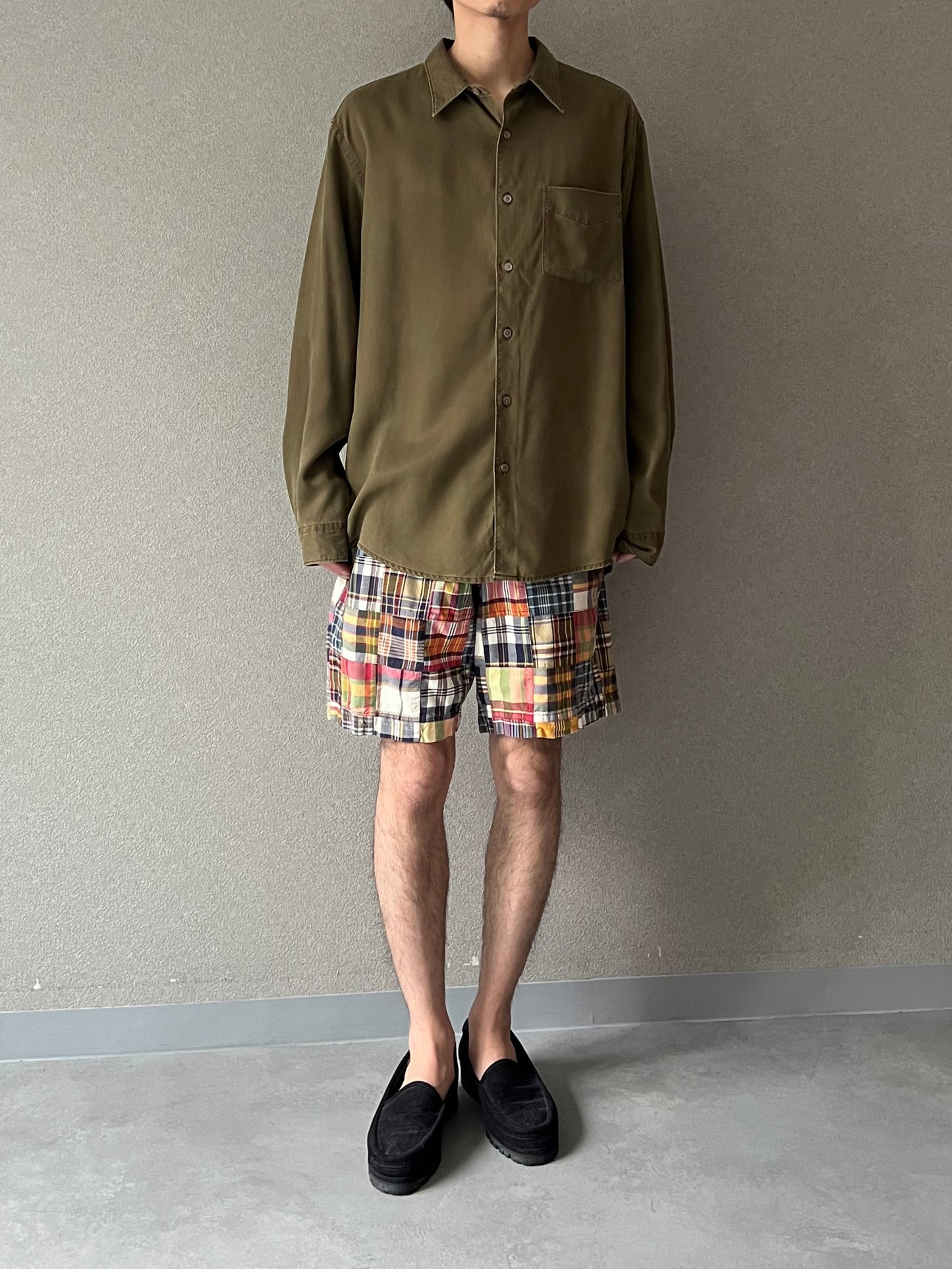 00's Brooks Brothers patchwork shorts