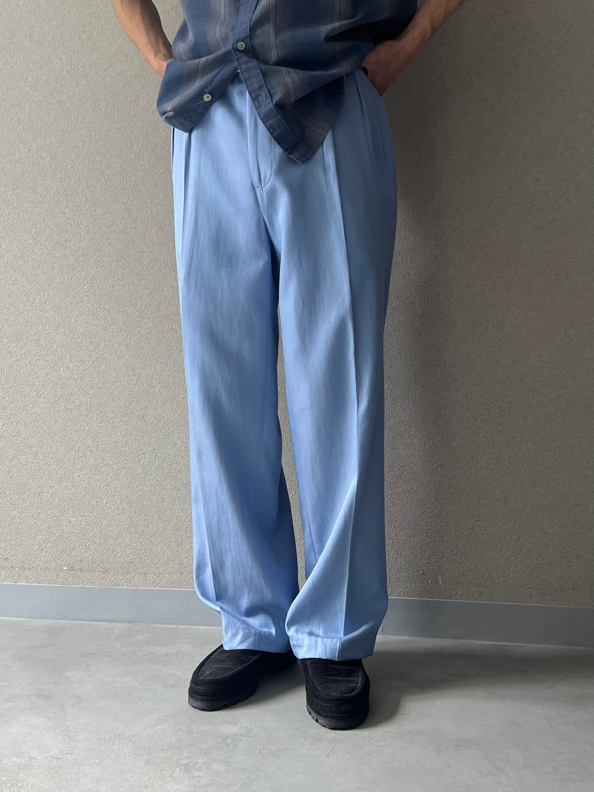 90's Polo Ralph Lauren silk × cotton slacks