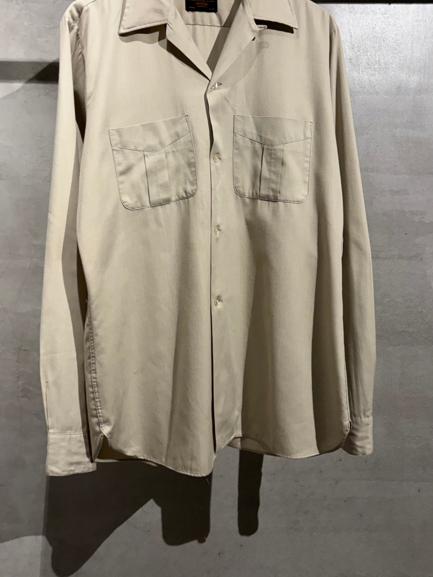 60's〜 ARROW open collar shirt "Made in USA"