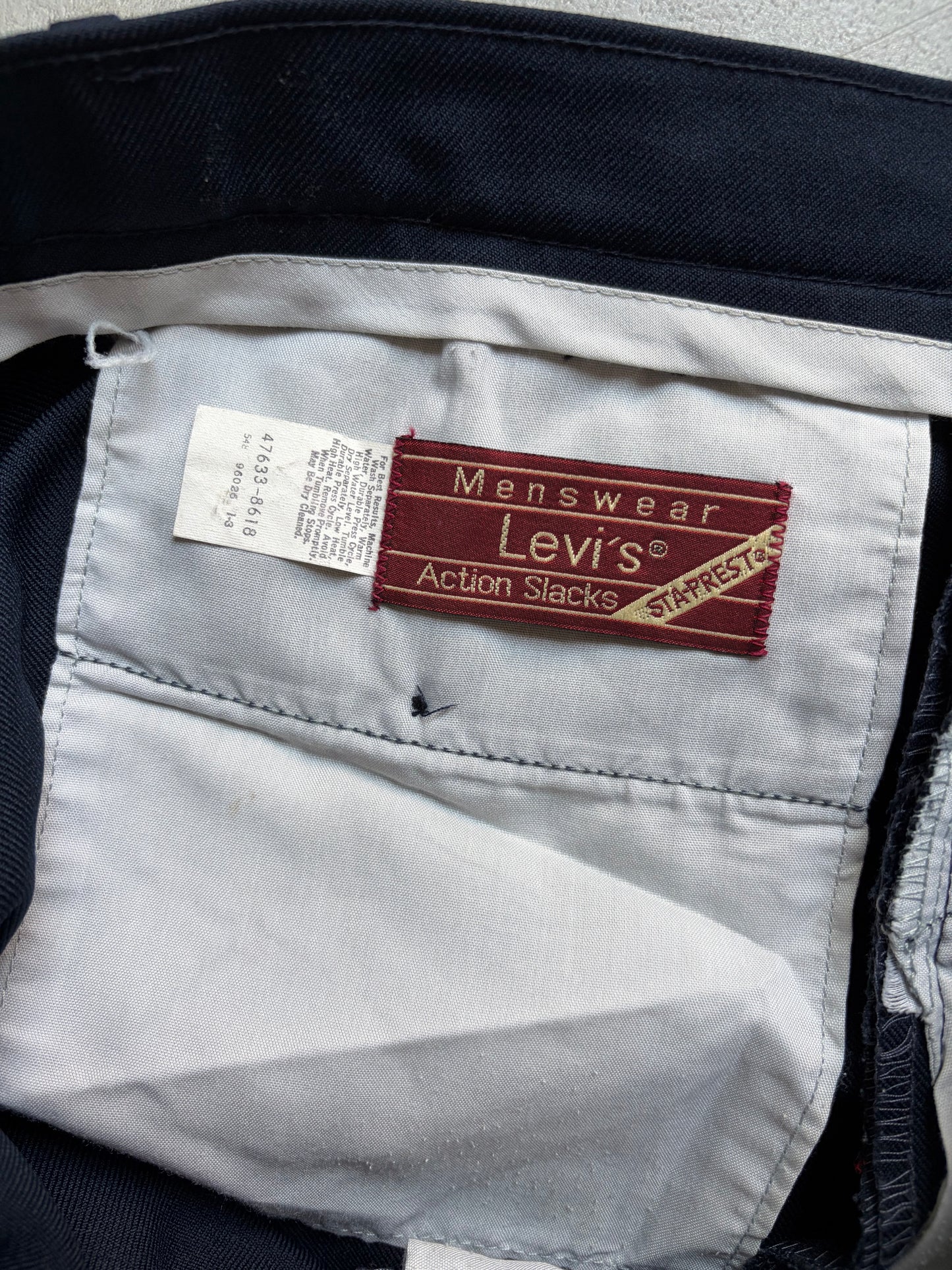80's Levi's action slacks