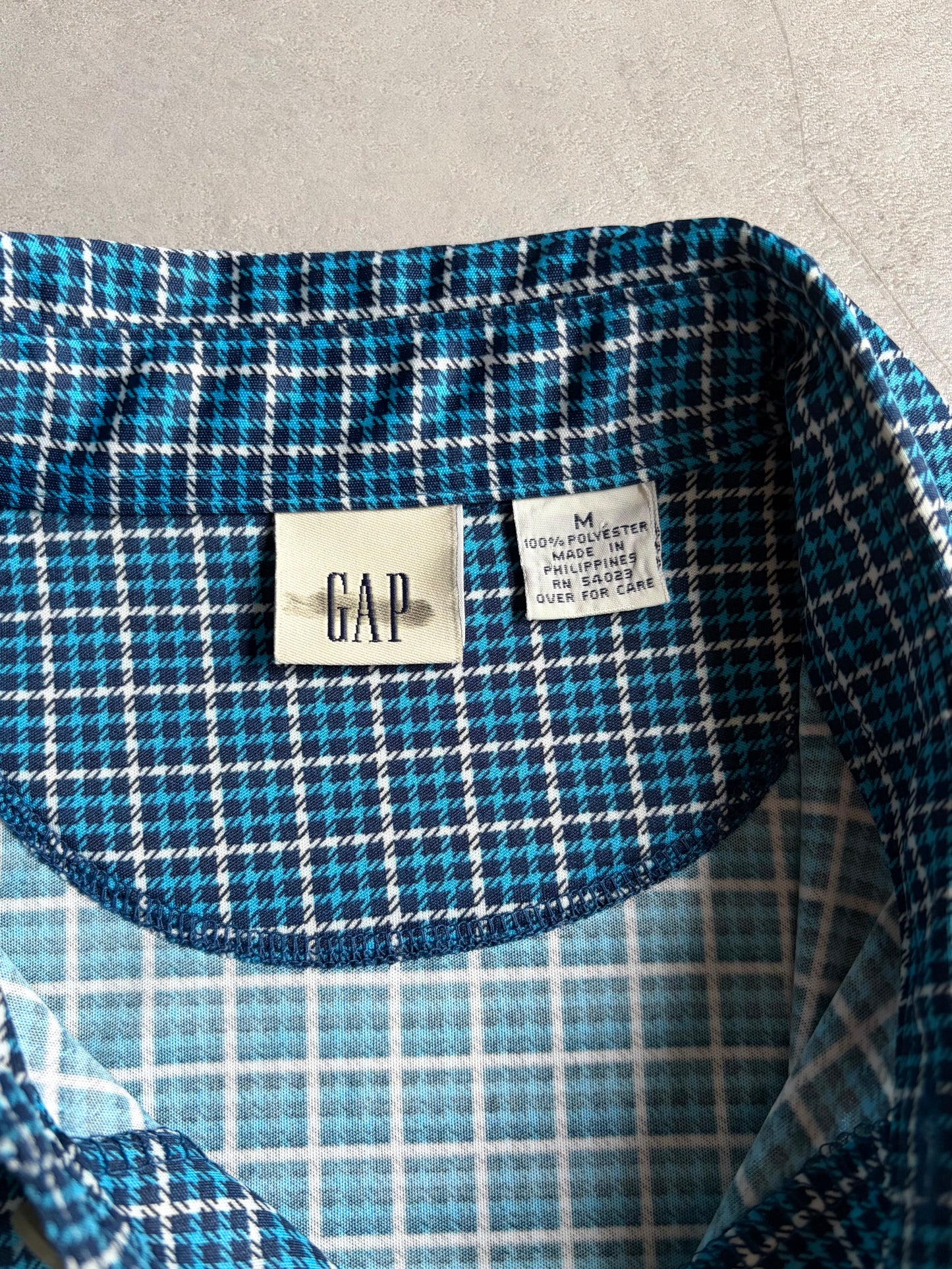 90's〜 GAP S/S polyester shirt