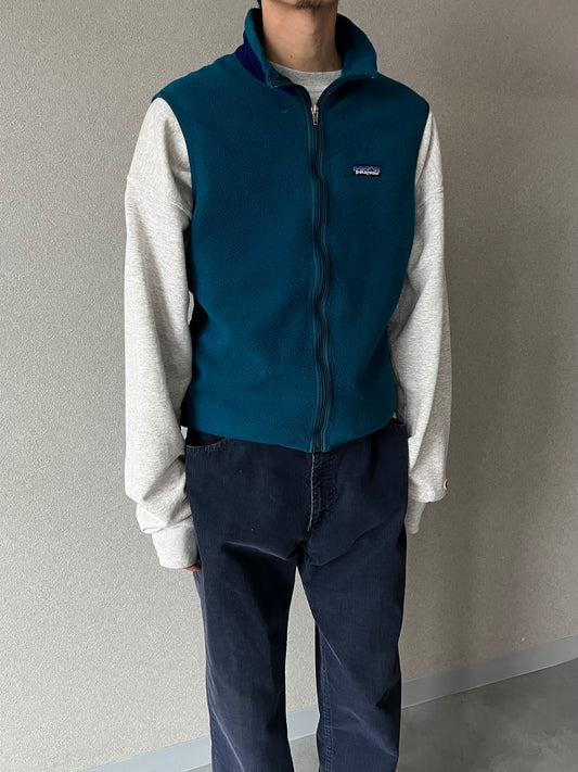 90's patagonia fleece vest "MADE in USA"