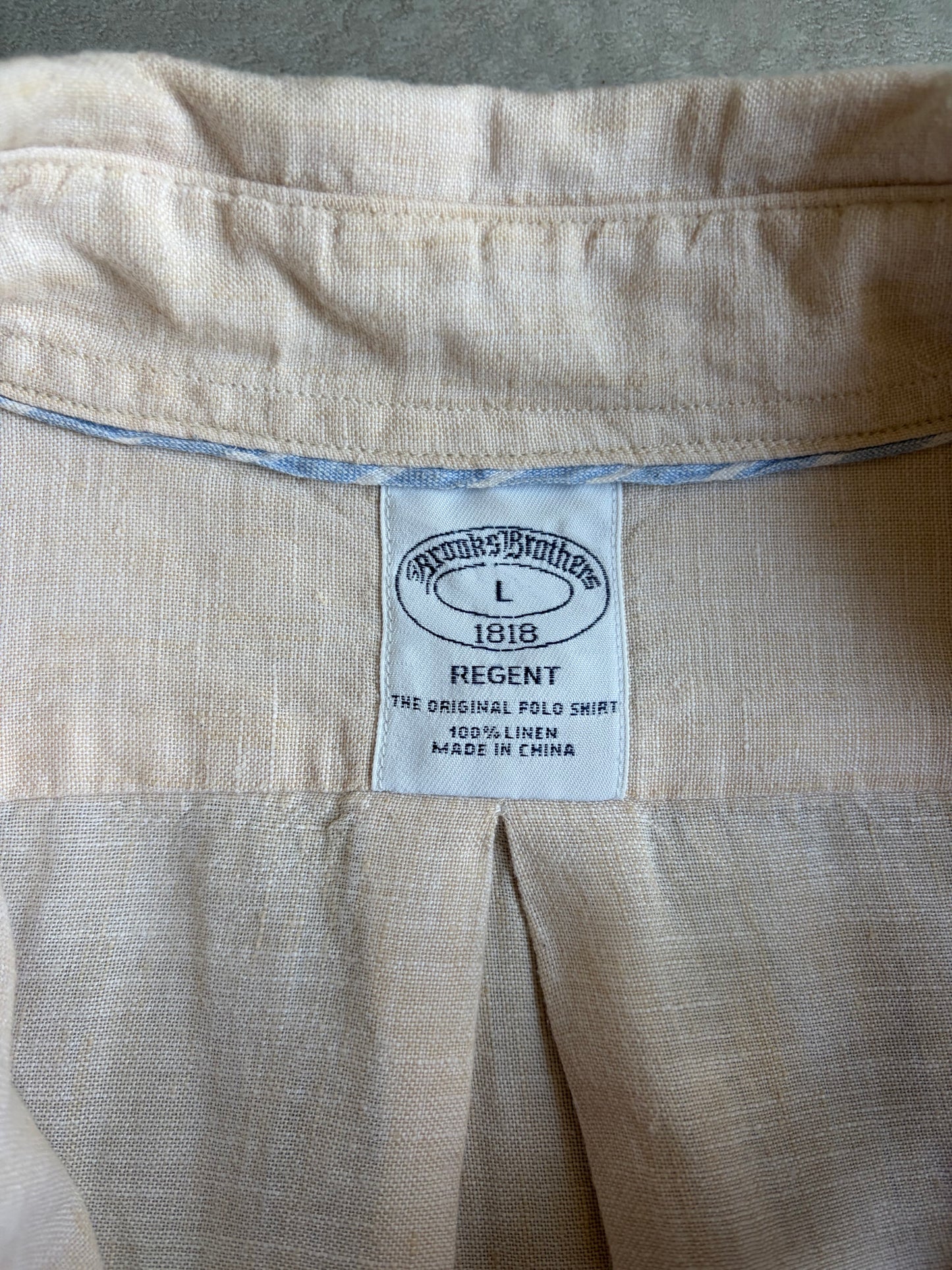 00's Brooks Brothers linen BD shirt