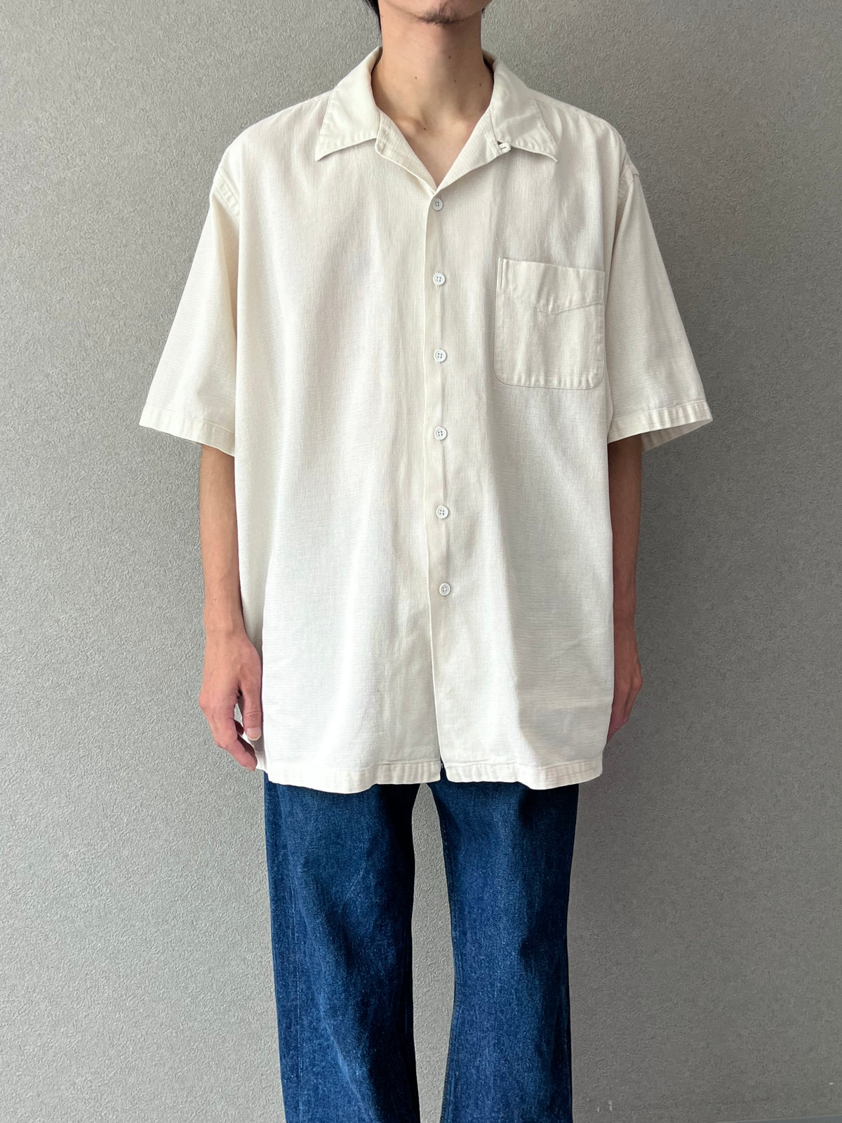 80's〜 Polo Ralph Lauren open collar shirt