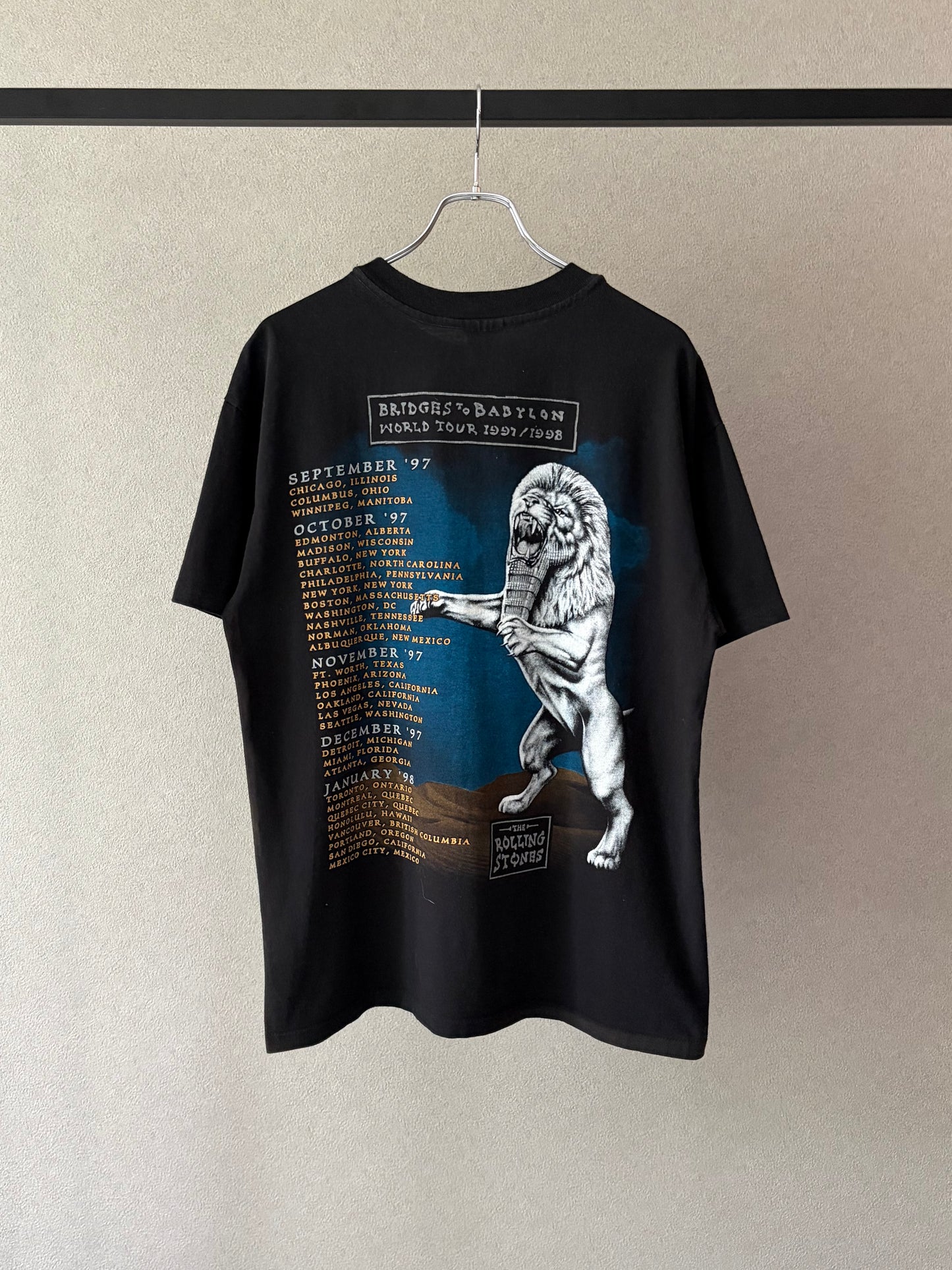 90's THE ROLLING STONES music t-shirt “Made in USA”