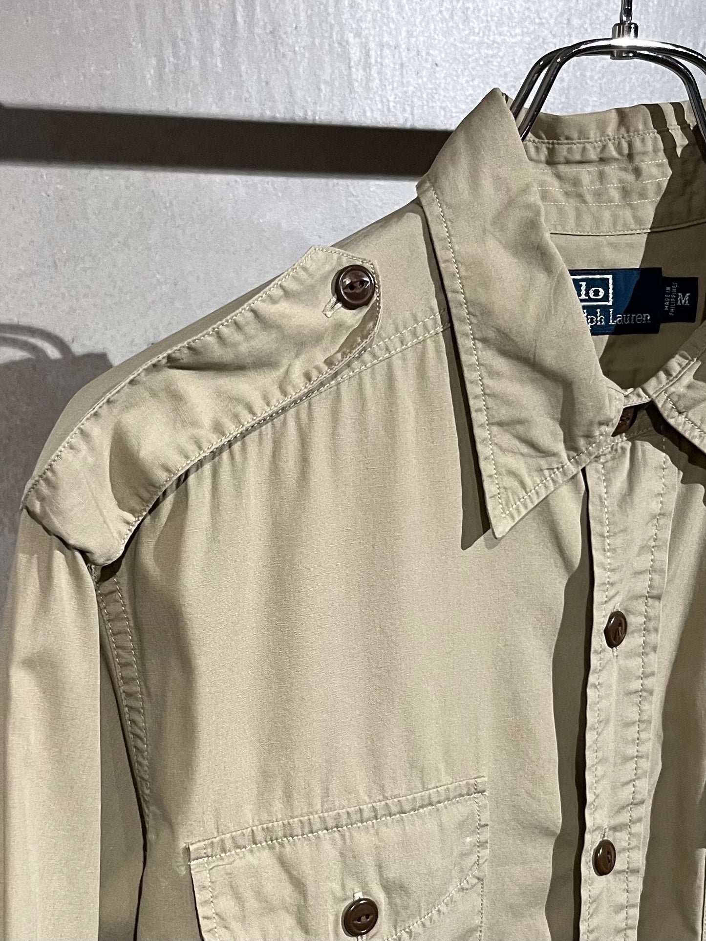 90's Polo Ralph Lauren safari shirt