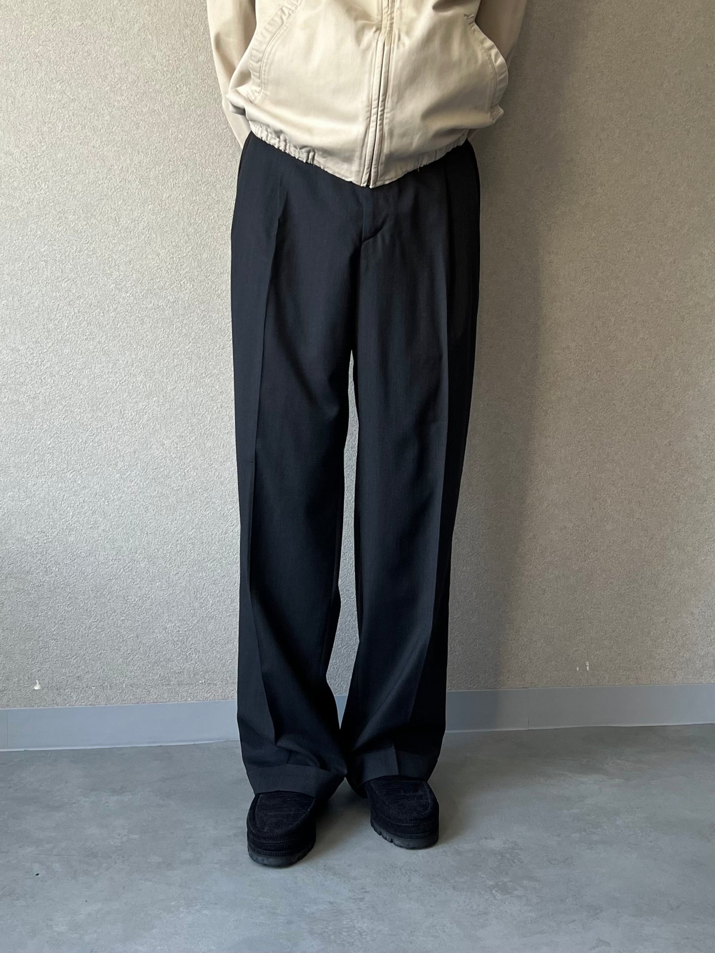 90's zanella × Neiman Marcus wool slacks “Made in ITALY”