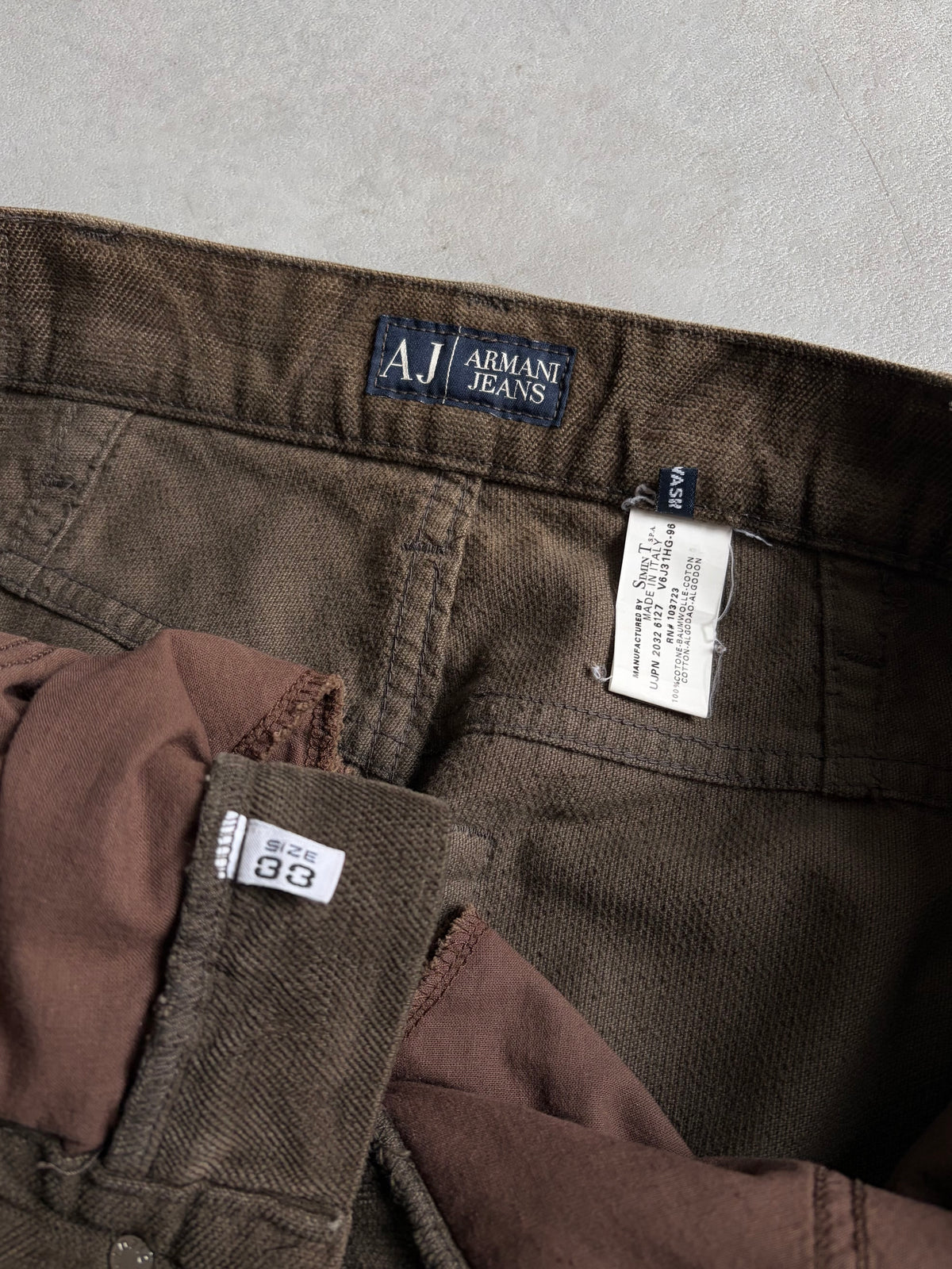 90's ARMANI JEANS 5P pants “Made in ITALY”