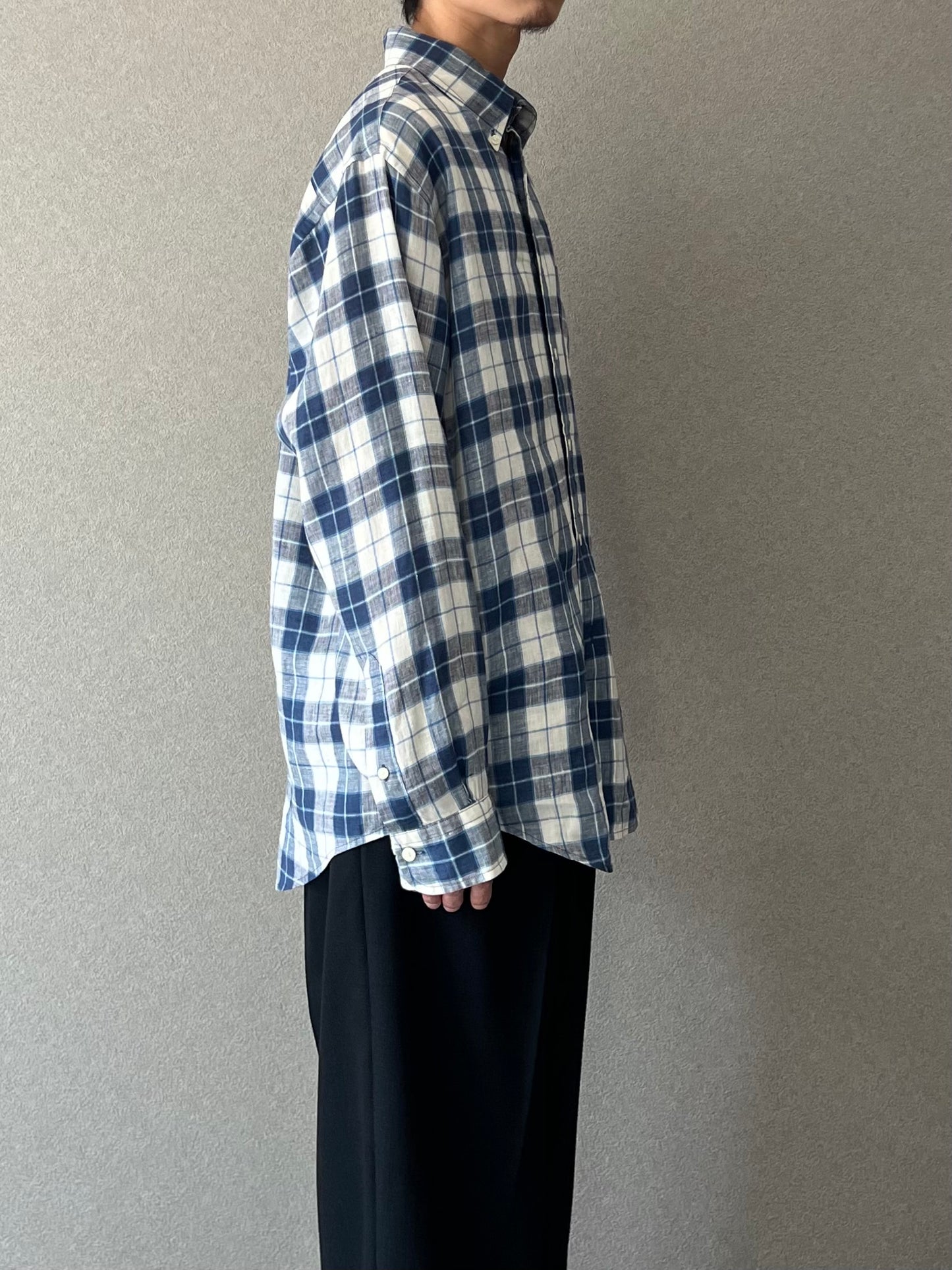 00's Brooks Brothers linen BD shirt