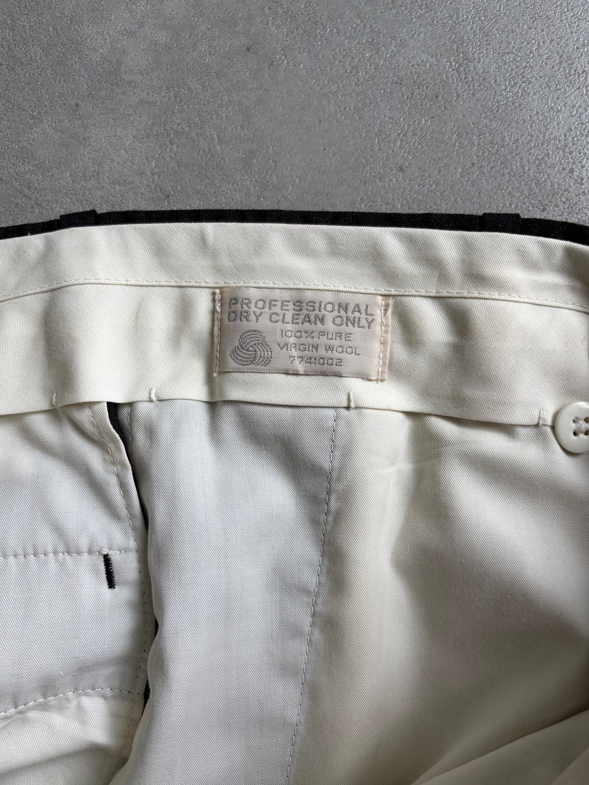 80's PIERRE BALMAIN wool slacks