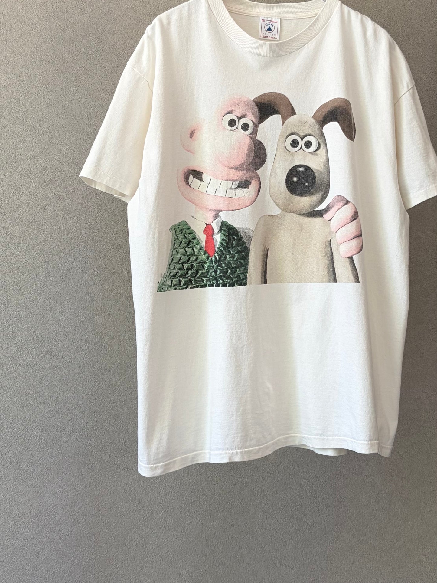 90's  Wallace & Gromit printed t-shirt “Made in USA”