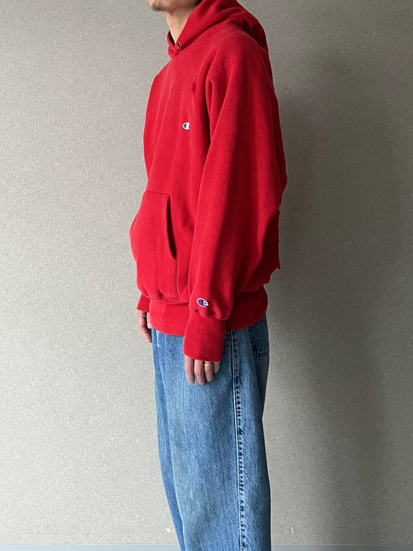 90's Champion REVERSE WEAVE hoodie "MADE in USA"