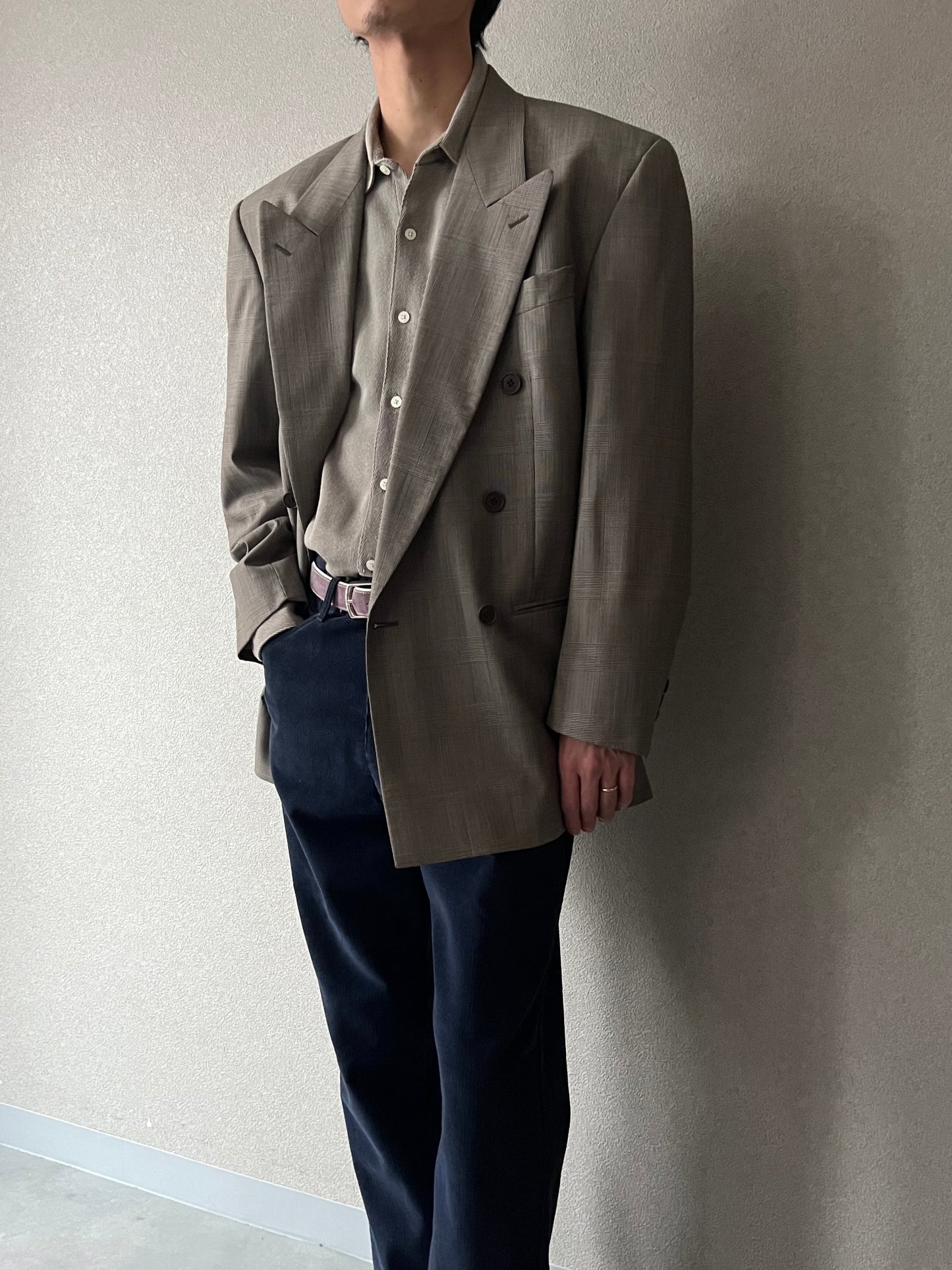 80's Yves Saint Laurent × Dillard's tailored jacket “Made in CANADA”
