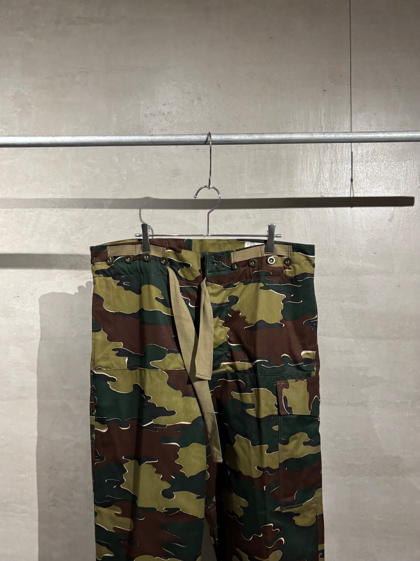 60's BELGIAN AIRFORCE M-58 jigsaw camo cargo pants