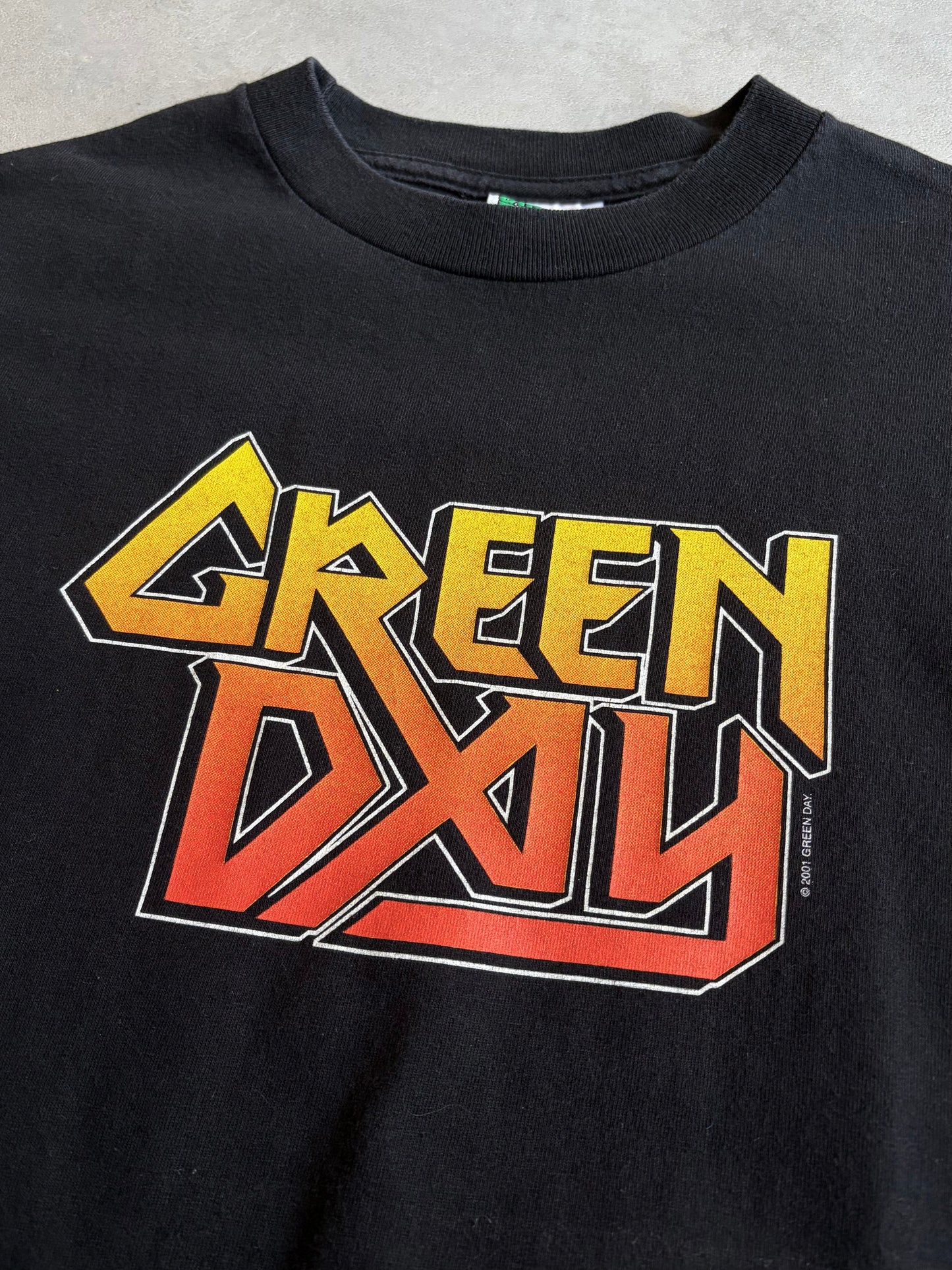 00's GREEN DAY music t-shirt